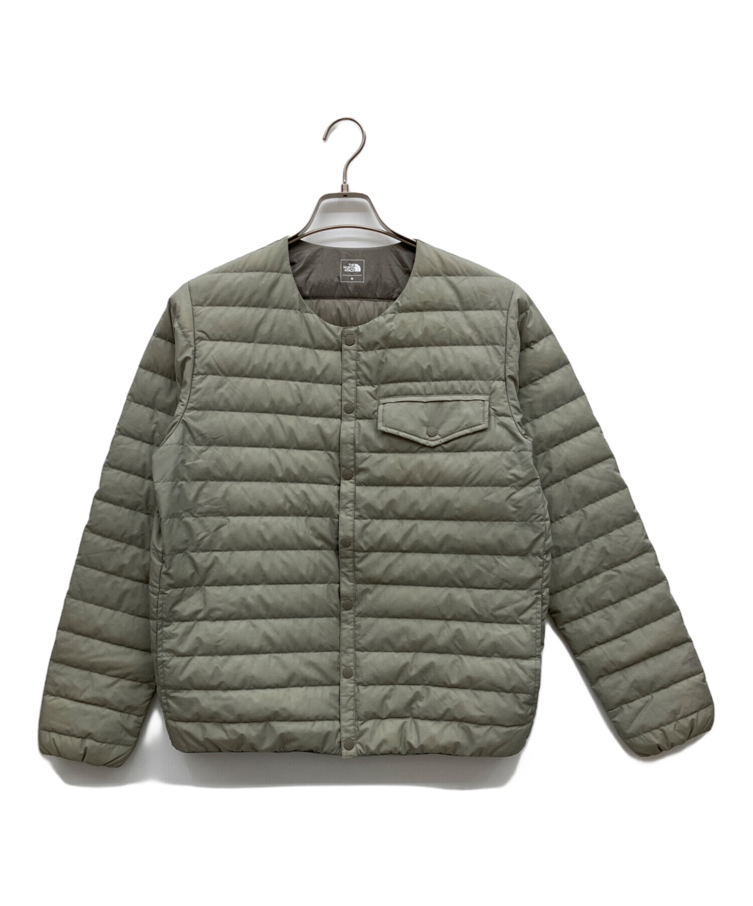 THE NORTH FACE ライトグレー ダウンジャケット　Mサイズ〈美品〉 中古・古着通販】THE NORTH FACE (ザ ノース フェイス) ダウン