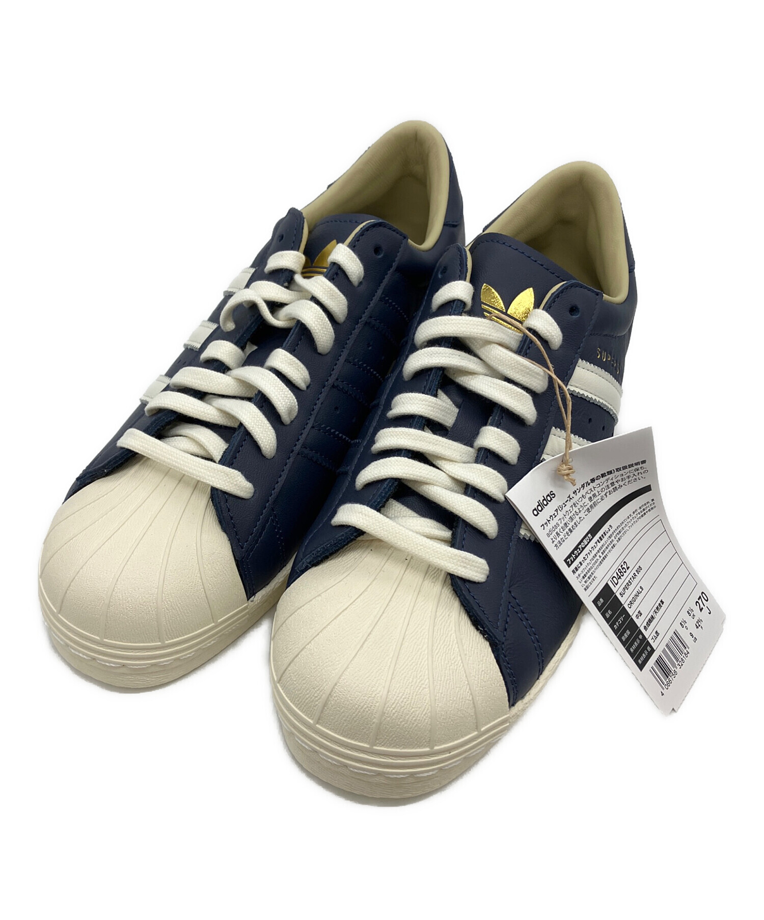  アディダス スニーカー 29cm 紺 【古着】【中古】【送料無料】 中古・古着通販】adidas (アディダス) スニーカー ネイビー×ホワイト