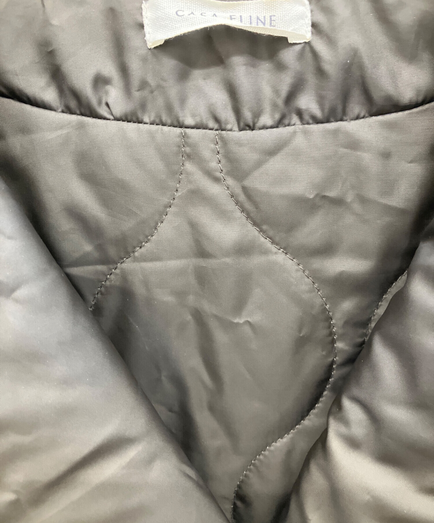 中古・古着通販】CASA FLINE (カーサフライン) ダウンコート ブラウン