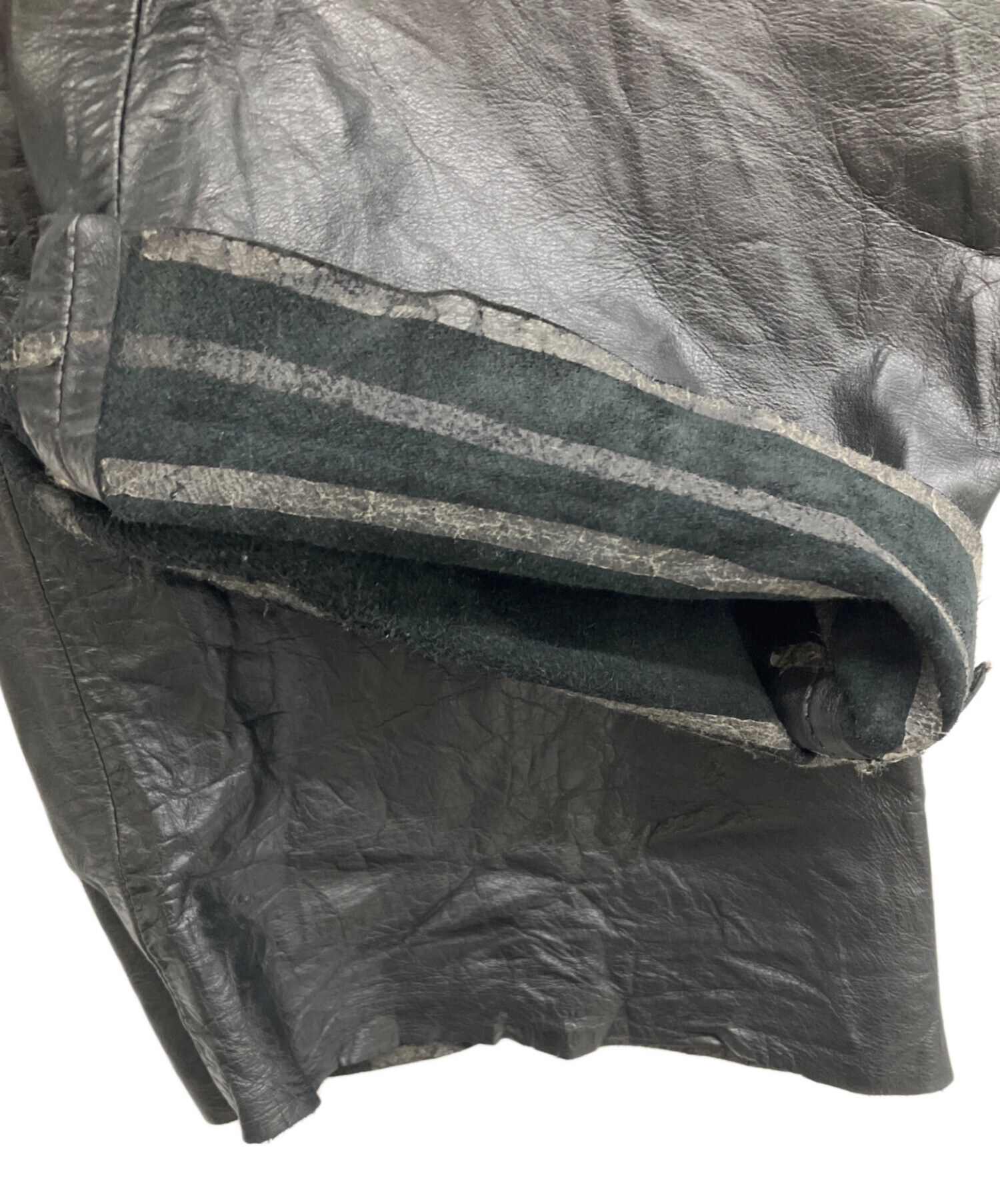 中古・古着通販】GAP (ギャップ) レザーパンツ ブラック サイズ:6