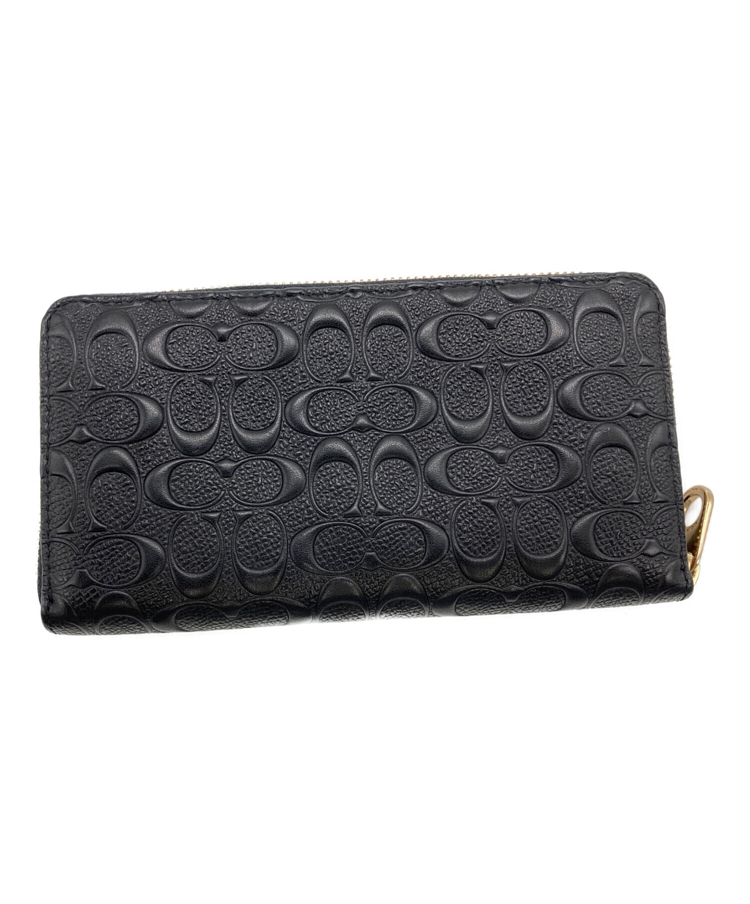 COACH 長財布 未使用品 中古・古着通販】COACH (コーチ) 長財布 ブラック｜ブランド・古着通販
