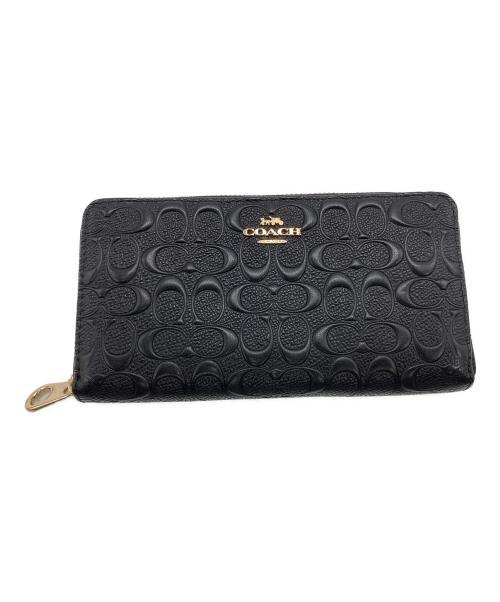 中古・古着通販】COACH (コーチ) 長財布 ブラック｜ブランド・古着通販