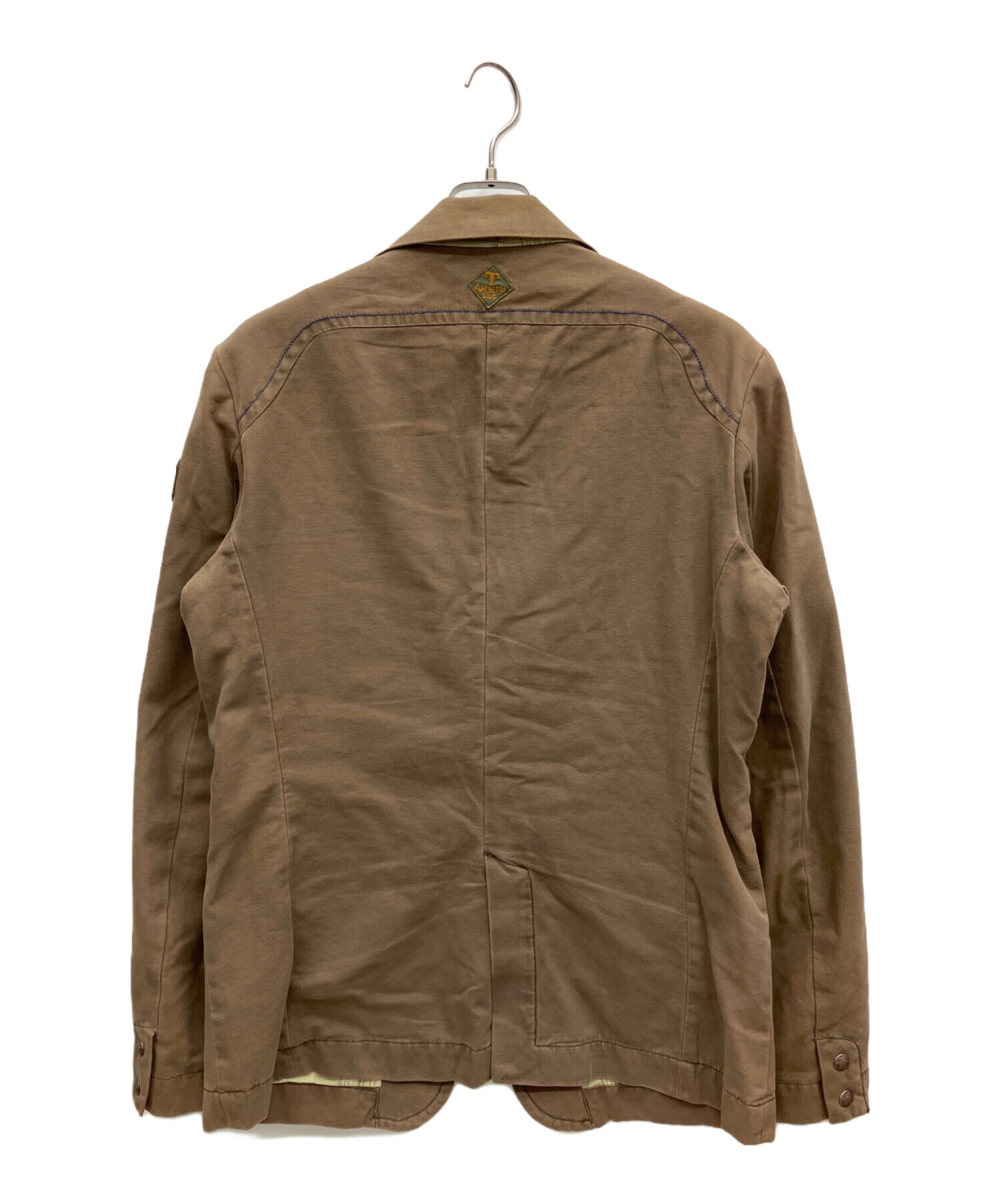 【DIESEL】ディーゼル ジャケット ブラウン Y2K デザイン Mサイズ 中古・古着通販】DIESEL (ディーゼル) テーラードジャケット ブラウン
