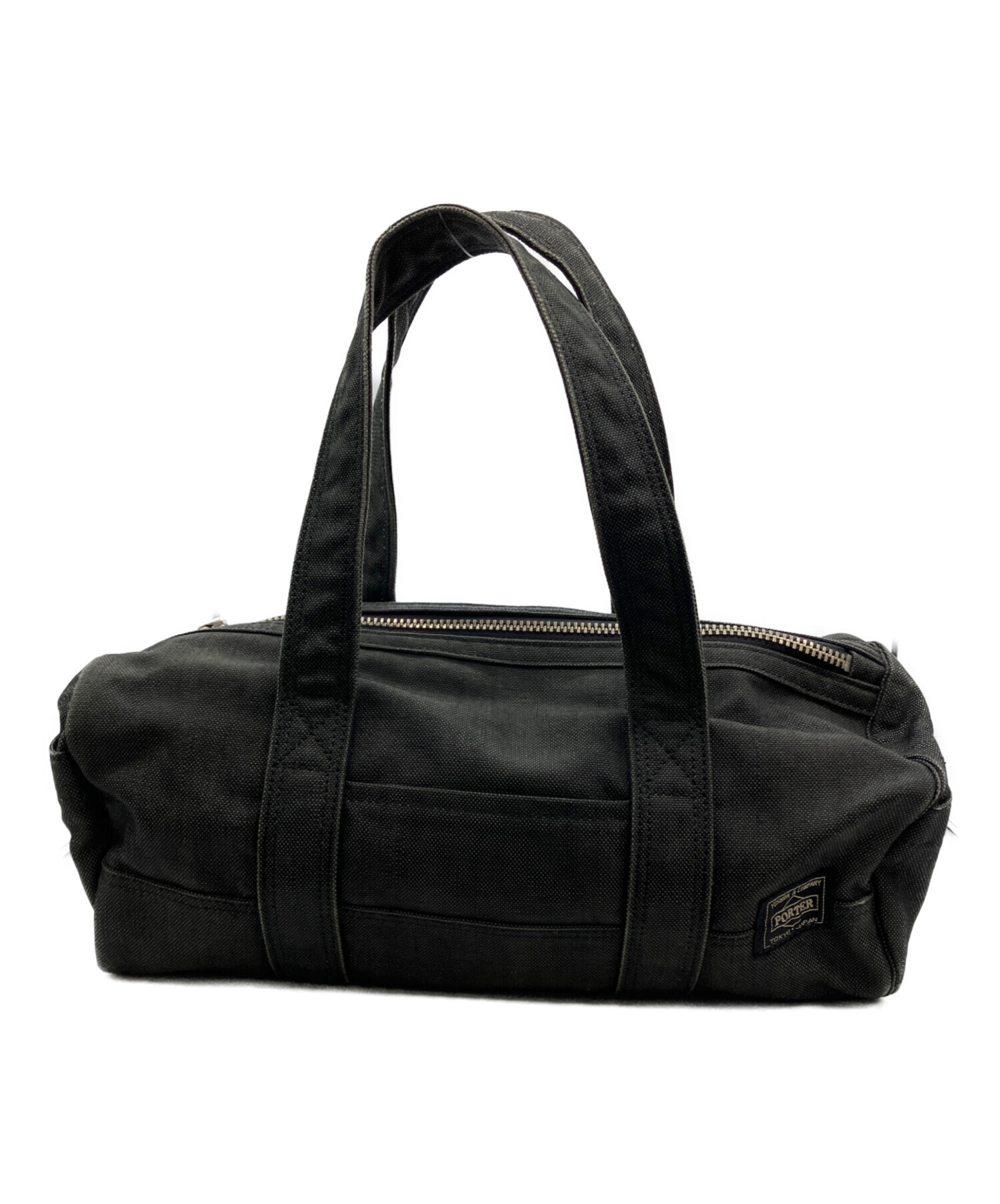 中古・古着通販】PORTER (ポーター) ミニボストンバッグ グレー