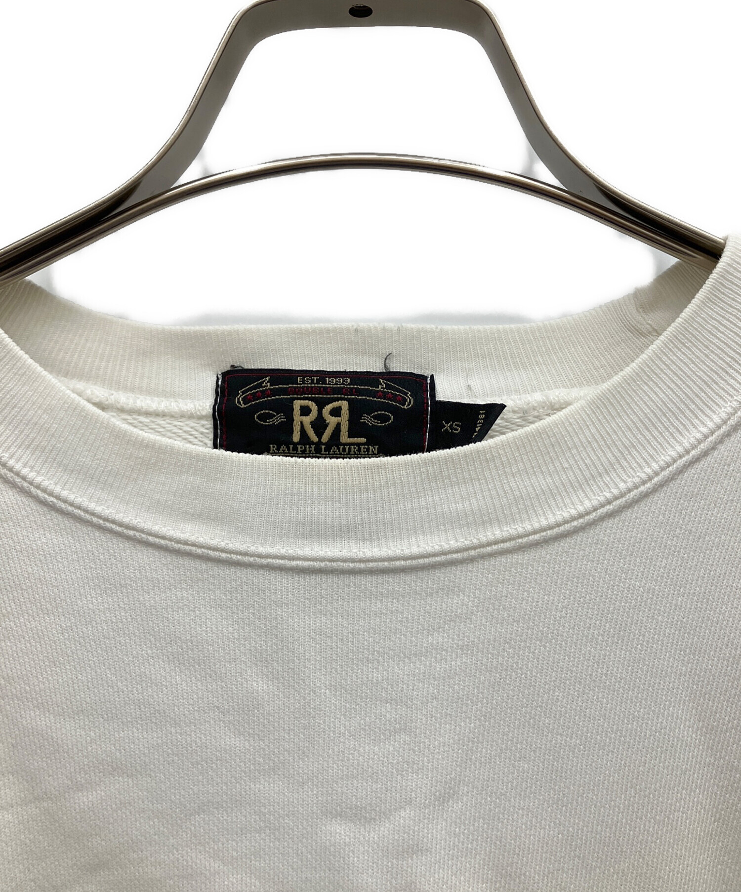 中古・古着通販】RRL (ダブルアールエル) スウェット ホワイト サイズ