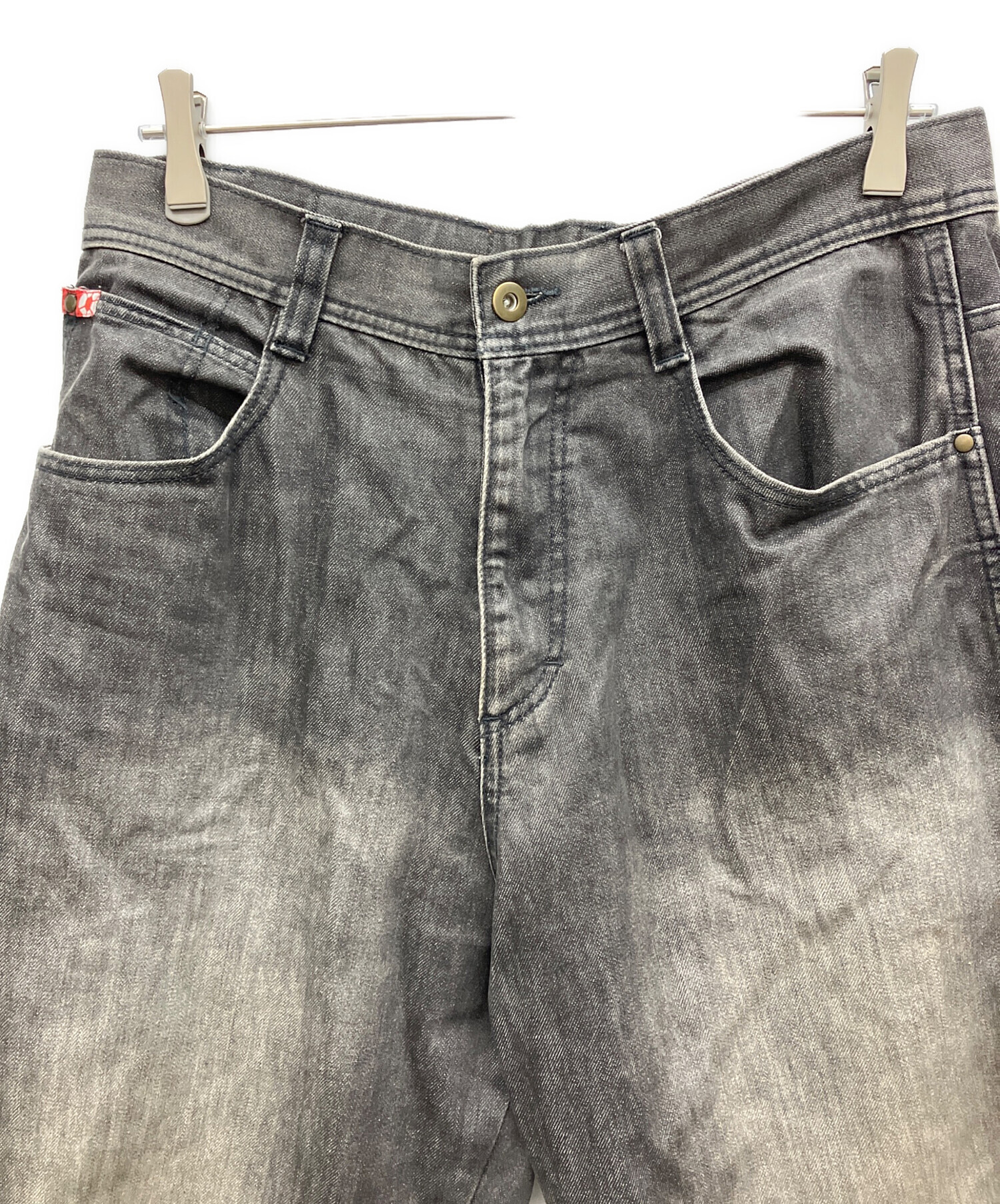 s*b様 SOUTHPOLE グレーデニム　グレータブ W38 90sタブ　Tシ 中古・古着通販】SOUTHPOLE (サウスポール) デニムパンツ グレー