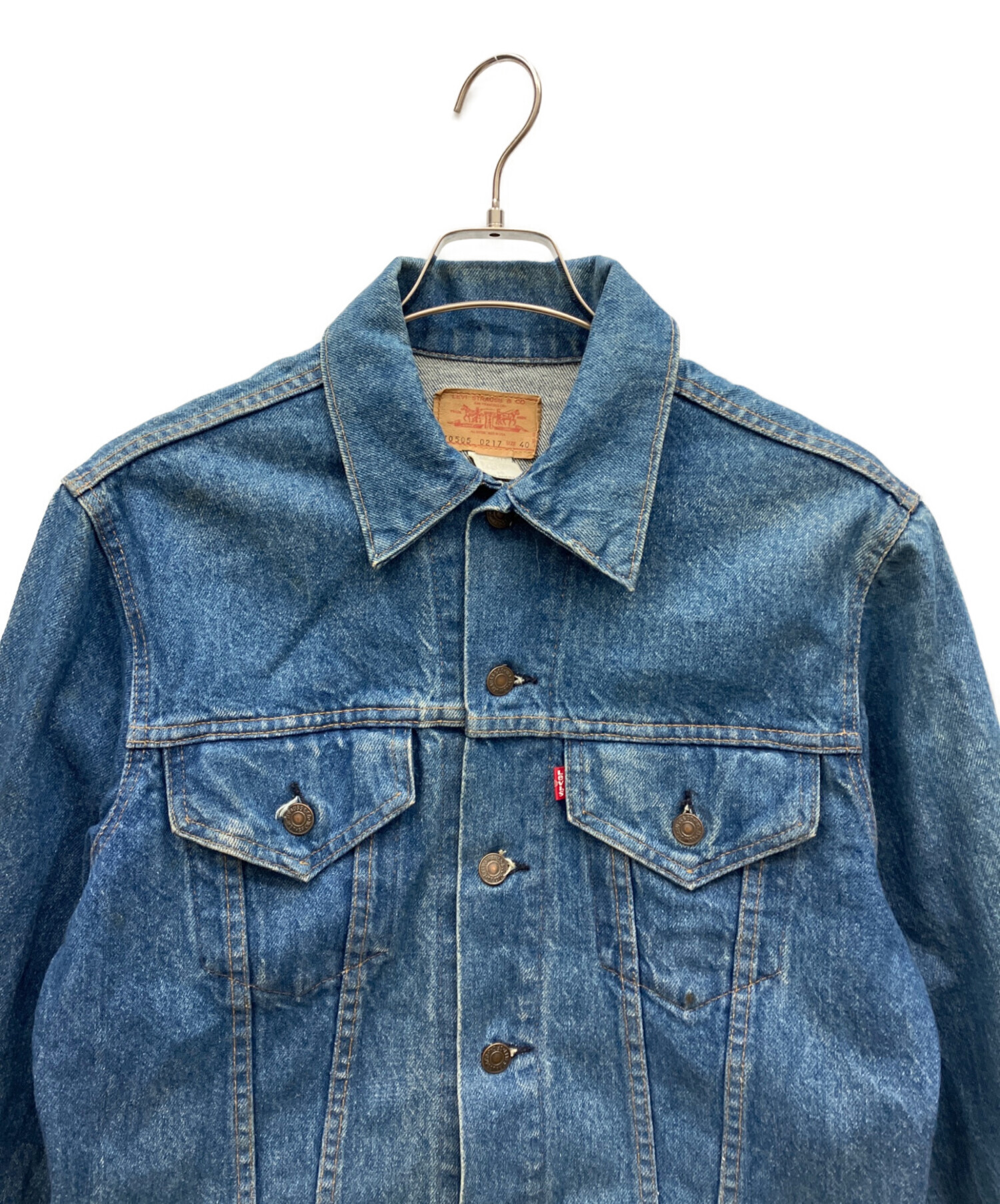 中古・古着通販】LEVI'S (リーバイス) デニムジャケット インディゴ