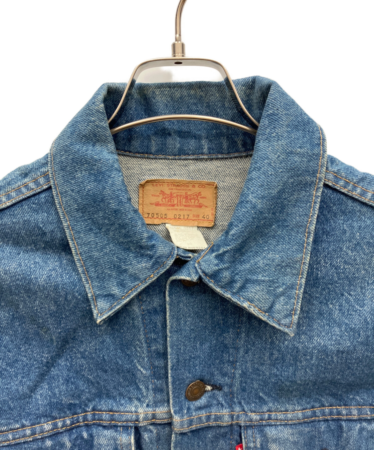 中古・古着通販】LEVI'S (リーバイス) デニムジャケット インディゴ