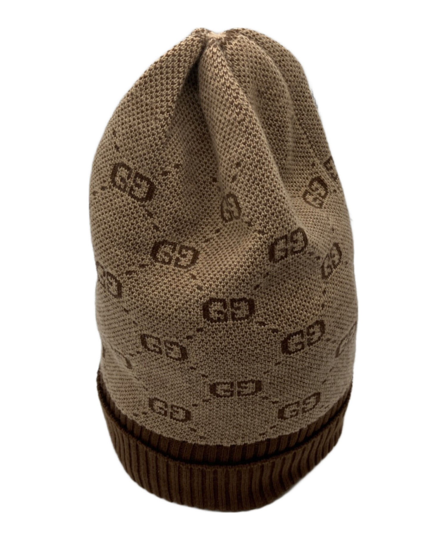 GUCCI ニット帽 archive 00s 中古・古着通販】GUCCI (グッチ) ニット帽 ベージュ サイズ:M