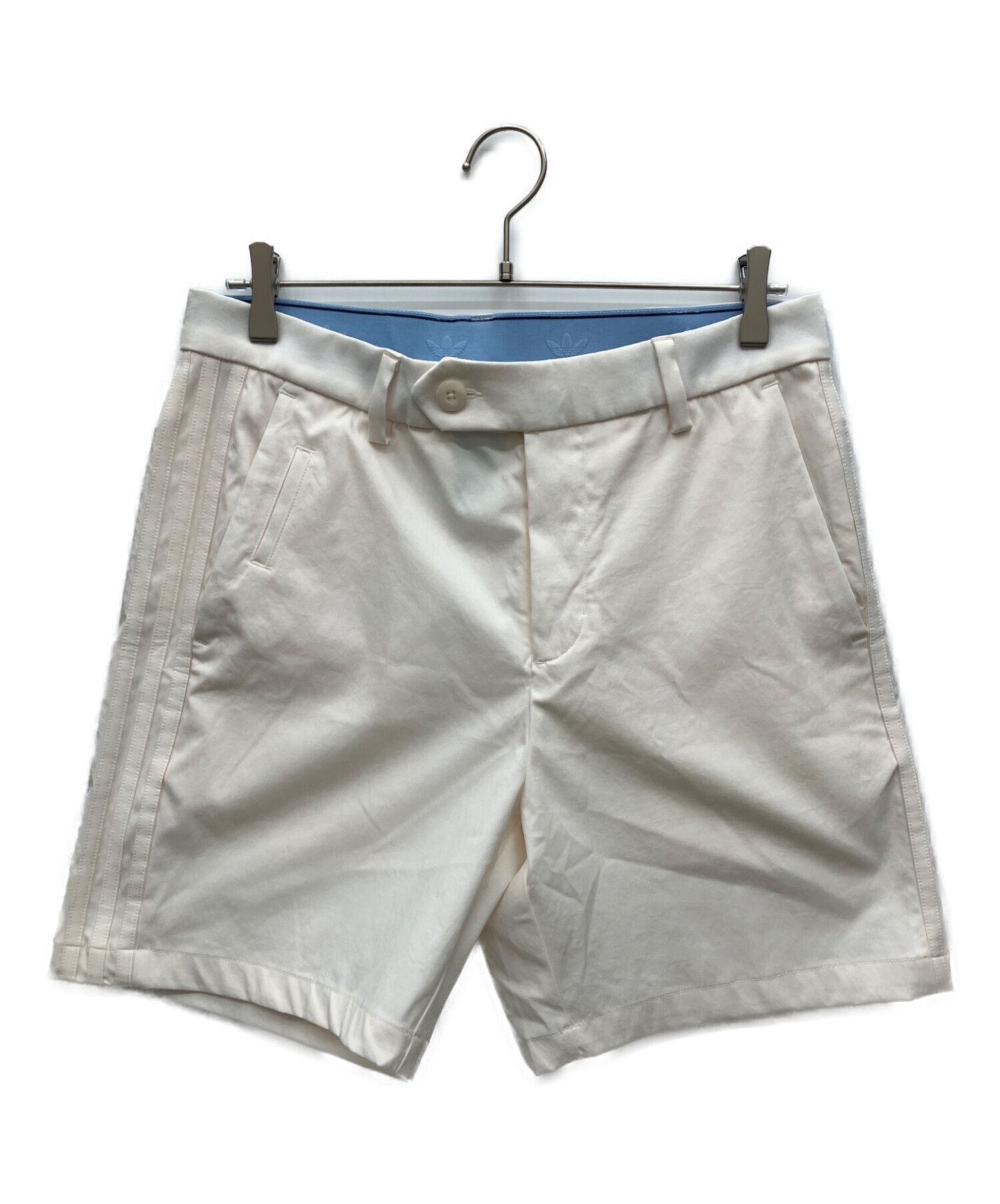中古・古着通販】adidas (アディダス) ハーフパンツ ホワイト サイズ