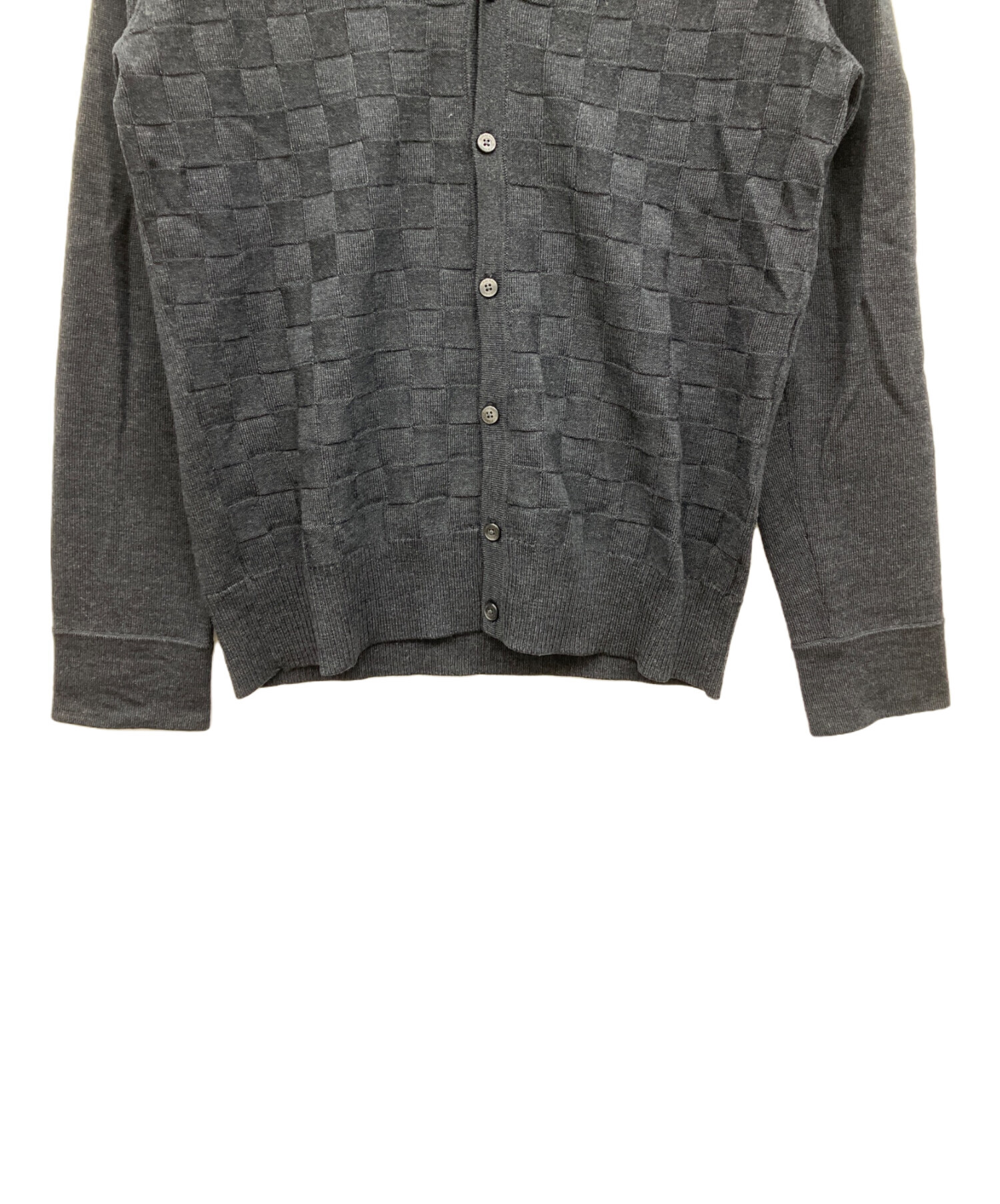 BURBERRY BLACK LABEL - Burberry Black Label(バーバリーブラックレーベル) カーディガン サイズ38 M レディース - グレー 中古・古着通販】BURBERRY BLACK LABEL (バーバリーブラックレーベル