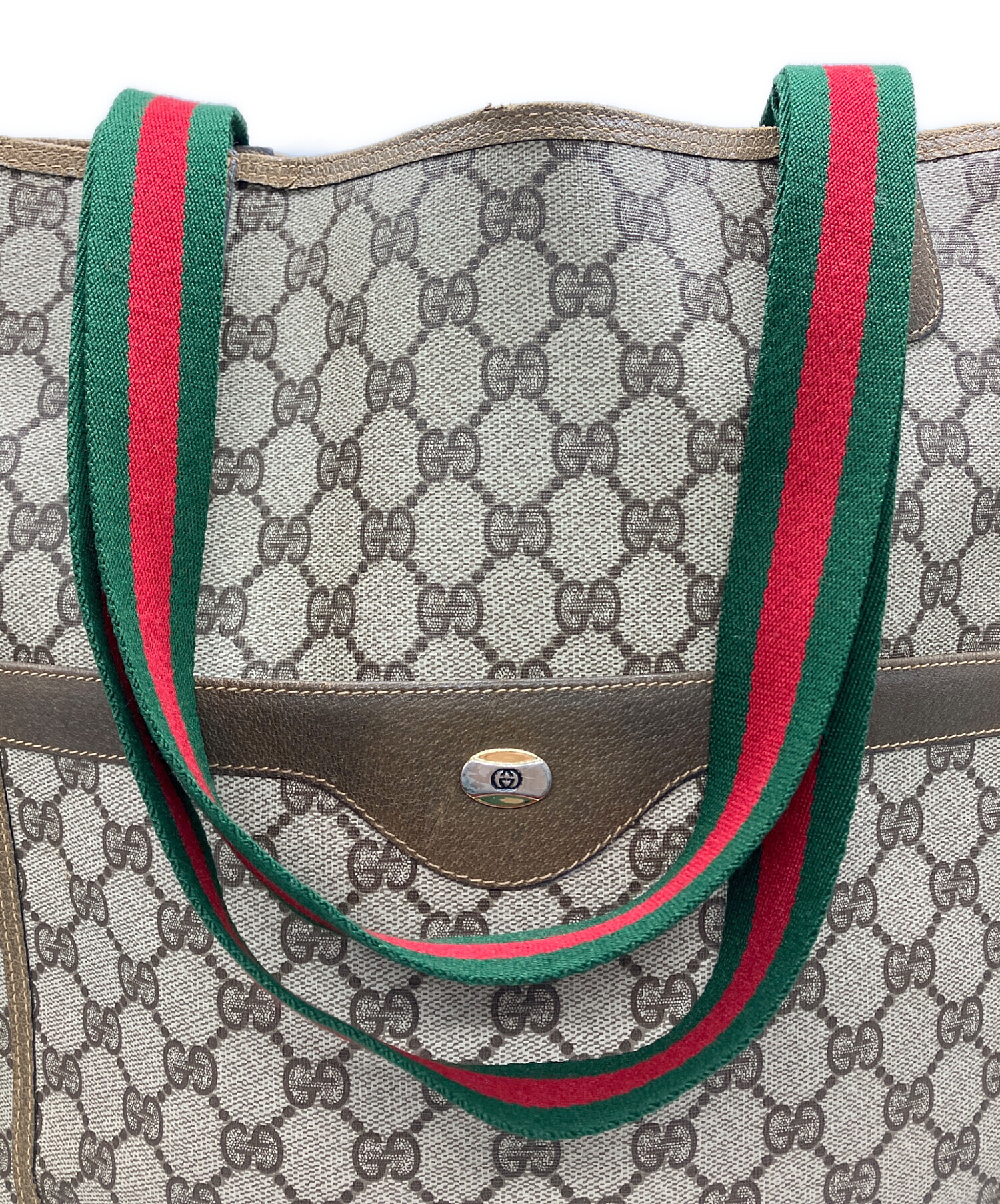 中古・古着通販】GUCCI (グッチ) シェリーライントートバッグ