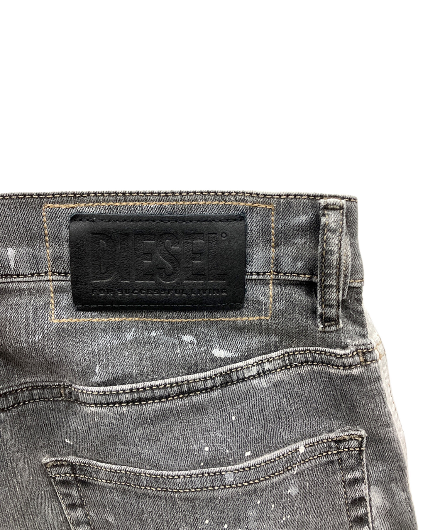 中古・古着通販】DIESEL (ディーゼル) デニムパンツ グレー サイズ