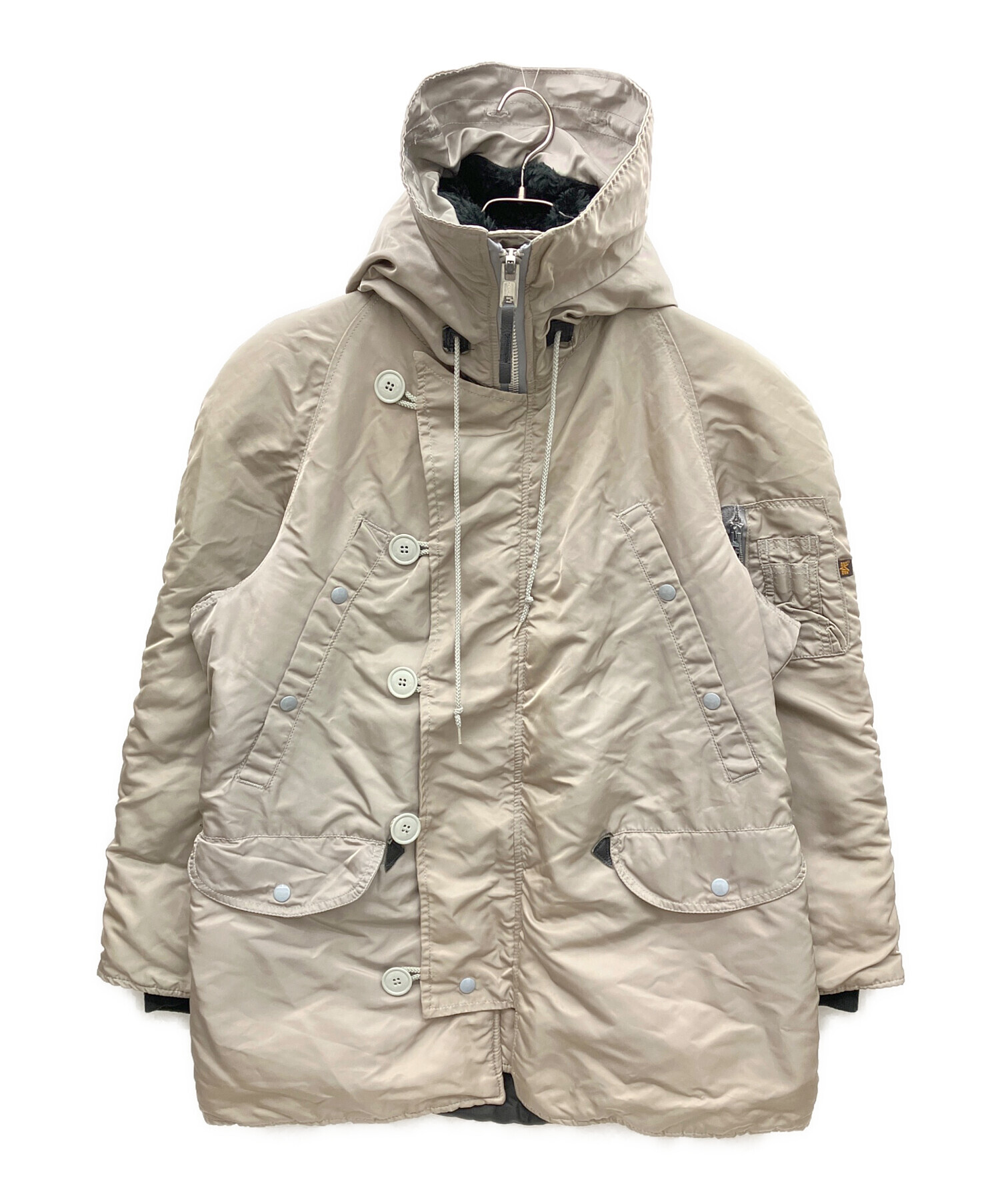 中古・古着通販】ALPHA (アルファ) N-3Bジャケット グレー サイズ:S