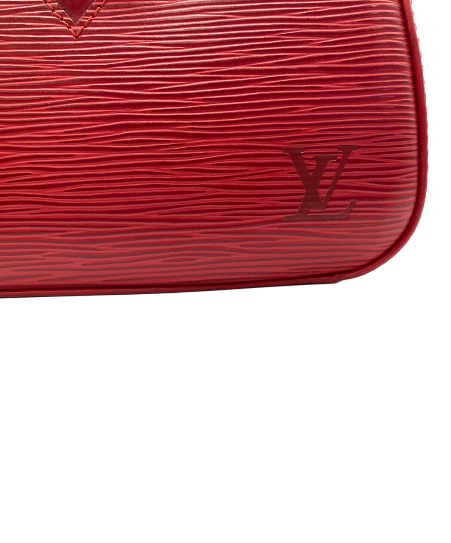 中古・古着通販】LOUIS VUITTON (ルイ ヴィトン) ハンドバッグ レッド