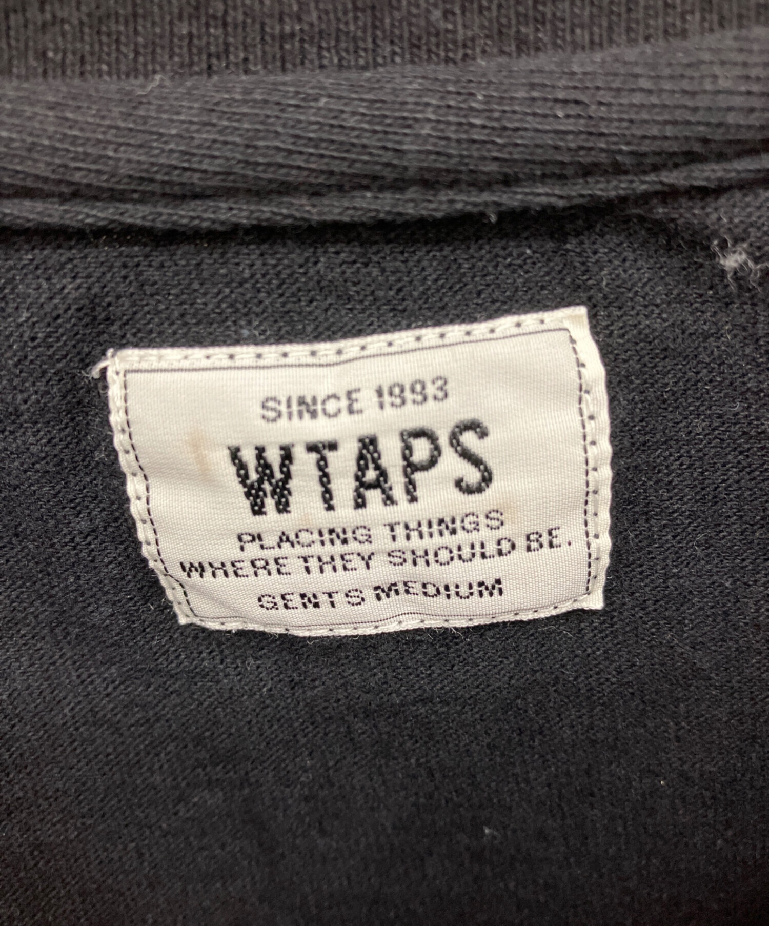 中古・古着通販】WTAPS (ダブルタップス) 長袖カットソー ブラック