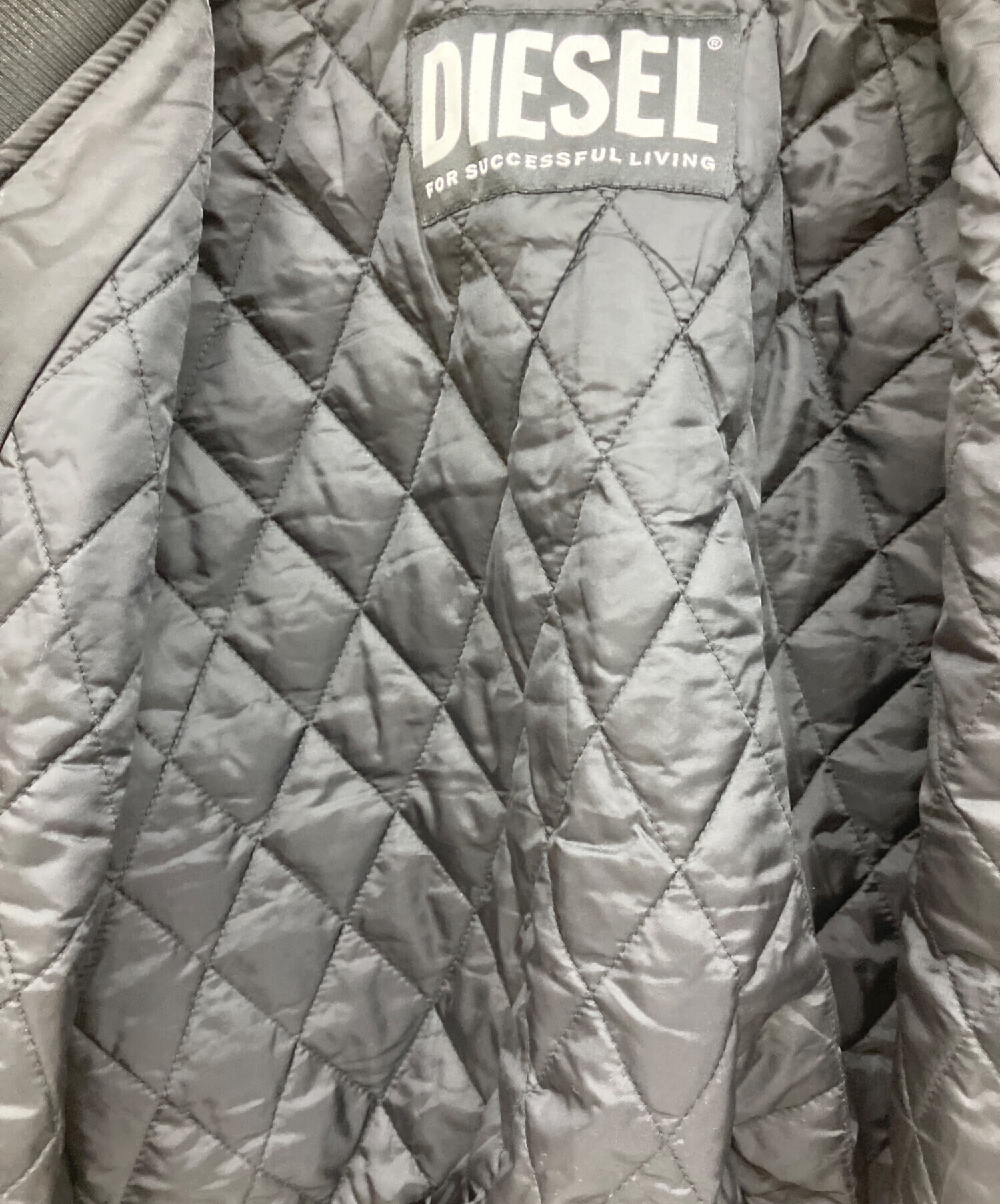 【中古美品✨️】DIESEL ボンバージャケット 定価8万↑ ‼️ 中古・古着通販】DIESEL (ディーゼル) ボンバージャケット ブラック