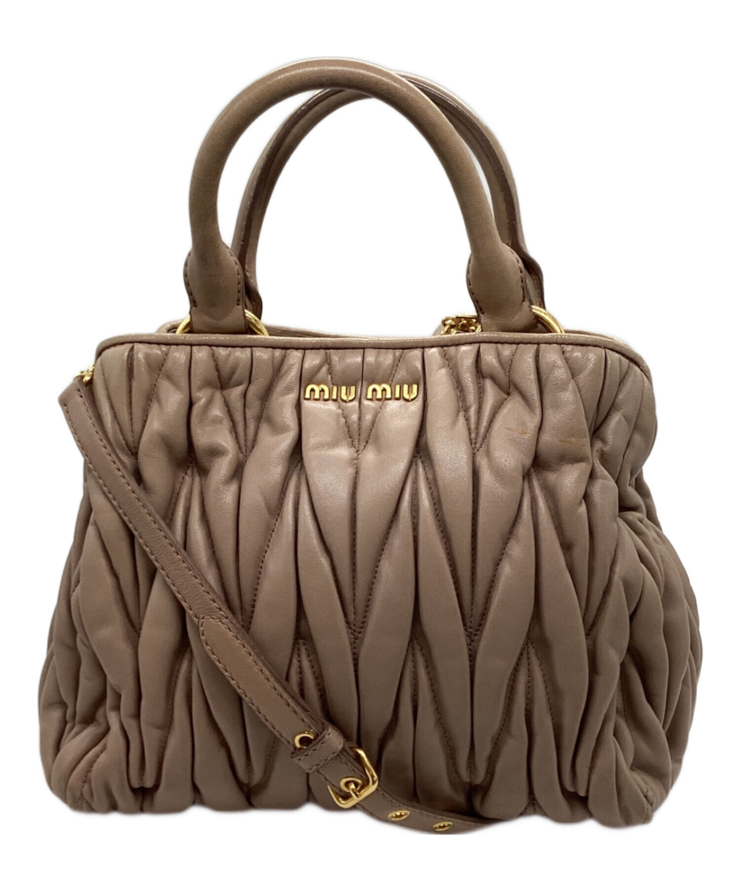 中古・古着通販】MIU MIU (ミュウミュウ) 2WAYバッグ ピンク｜ブランド