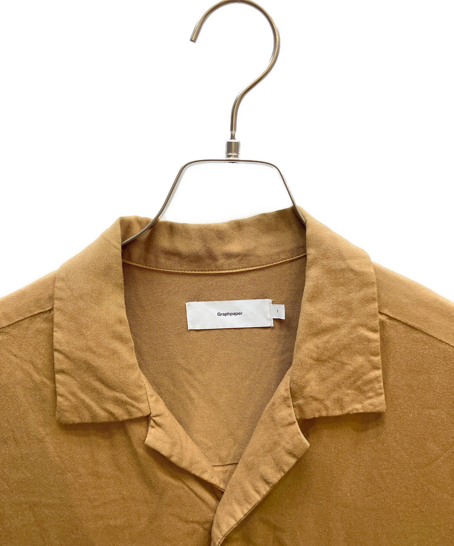 中古・古着通販】Graphpaper (グラフペーパー) Soft Cupro Open Collar