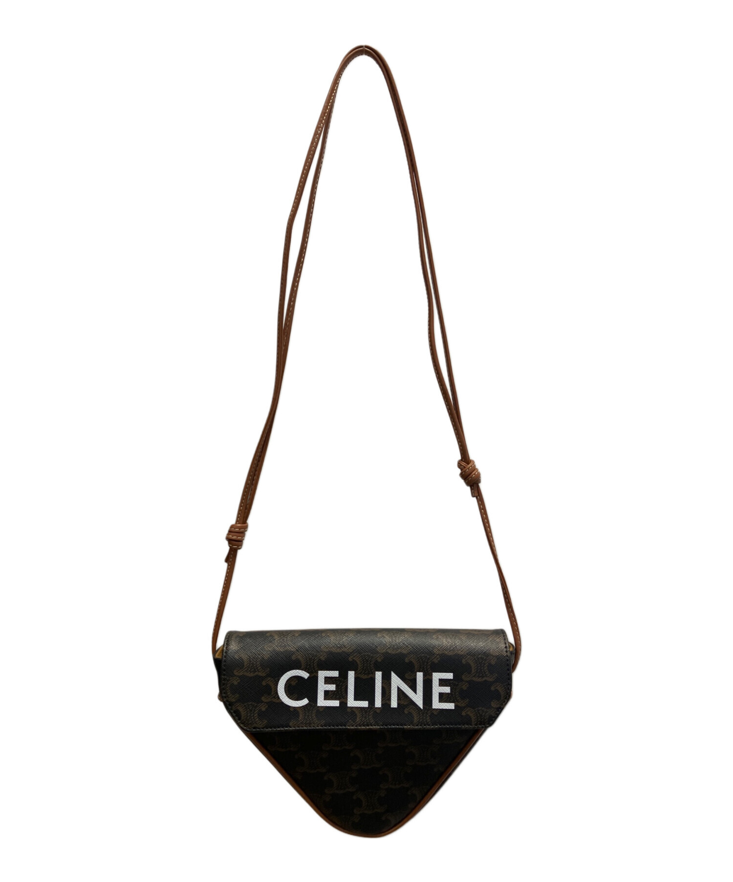 中古・古着通販】CELINE (セリーヌ) トリオンフ トライアングル PVCx 