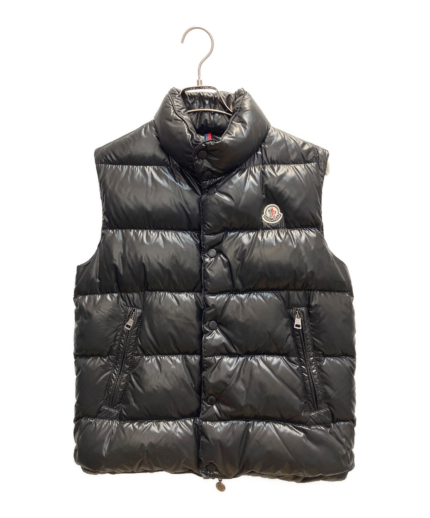 中古・古着通販】MONCLER (モンクレール) ダウンベスト ブラック