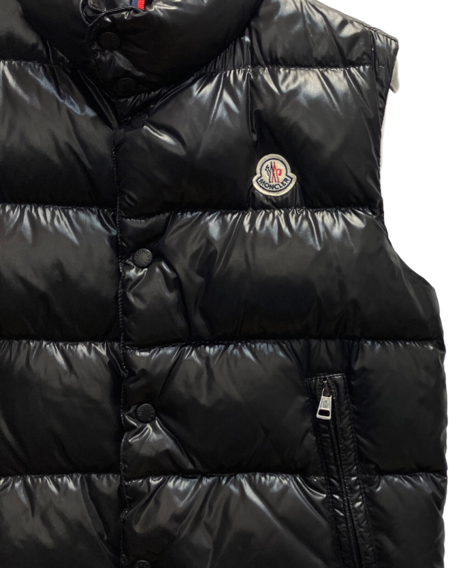 中古・古着通販】MONCLER (モンクレール) ダウンベスト ブラック