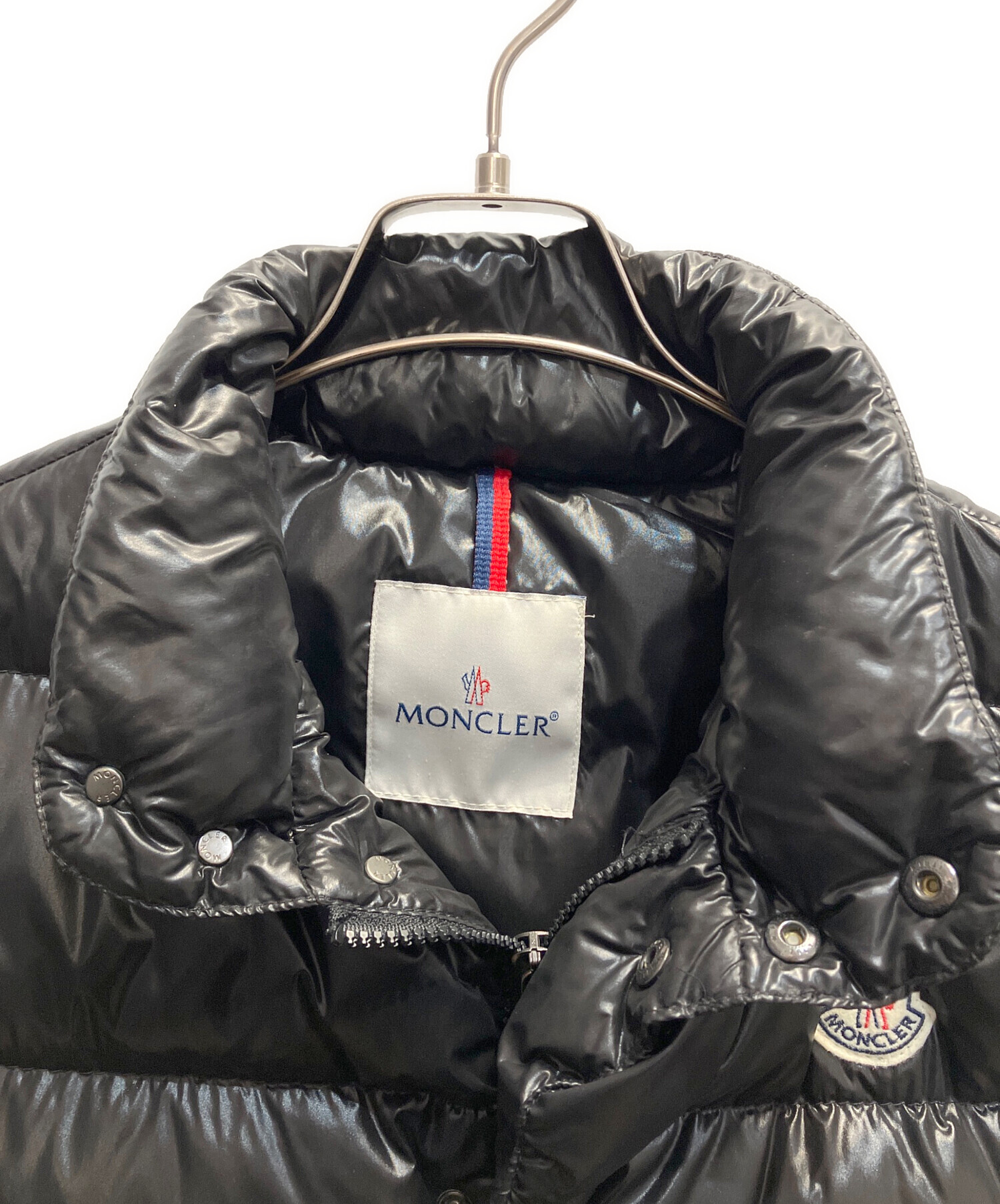 中古・古着通販】MONCLER (モンクレール) ダウンベスト ブラック