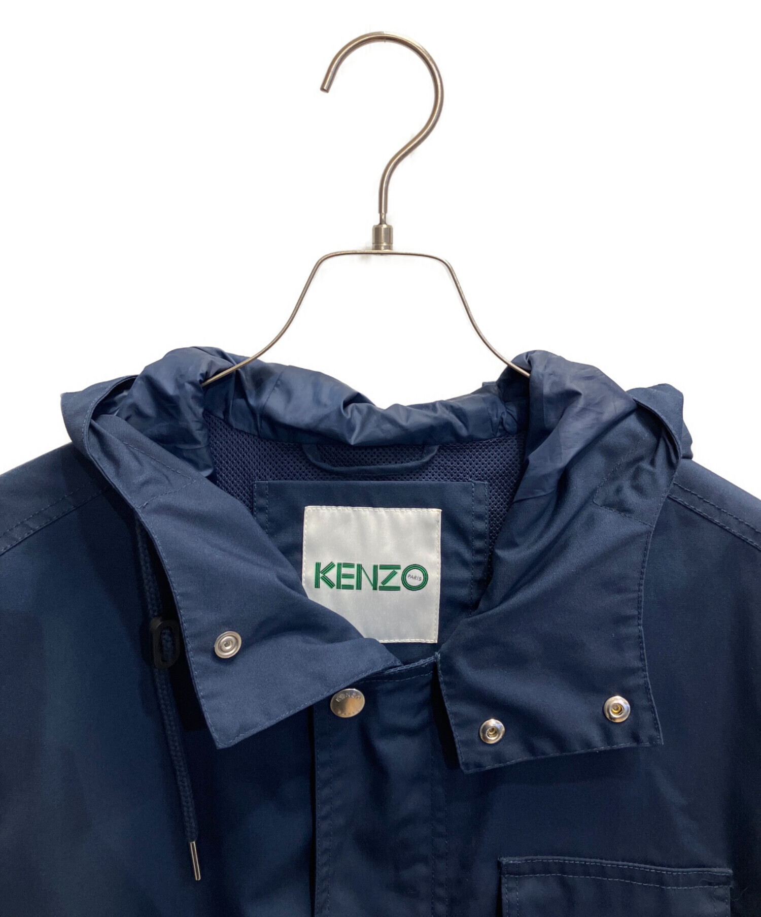KENZOケンゾーコートジャケットフィッシュテール古着ケンゾーワインレッド 中古・古着通販】KENZO (ケンゾー) ジャケット ネイビー サイズ:L
