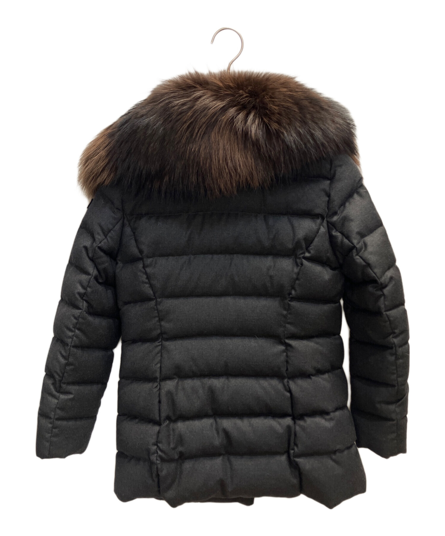 中古・古着通販】TATRAS (タトラス) ファー付ダウンコート グレー