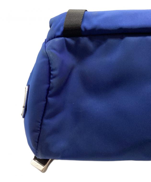 値下げ【未使用、やや難あり】PRADA 青リュック・バックパック　保存袋ステート 中古・古着通販】PRADA (プラダ) ナイロンリュック ブルー｜ブランド