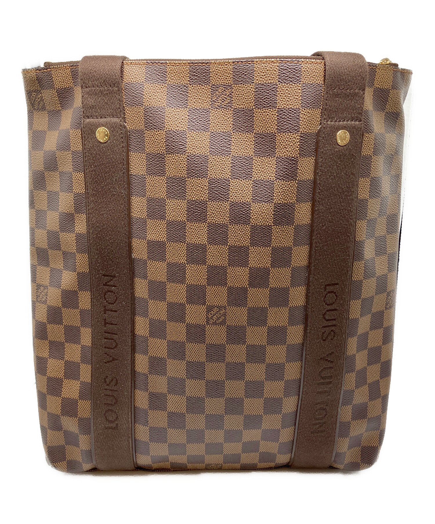 Louis Vuitton ダミエ　トートバッグ　ヴィトン　ボブール 中古・古着通販】LOUIS VUITTON (ルイ ヴィトン) カバ・ボブール