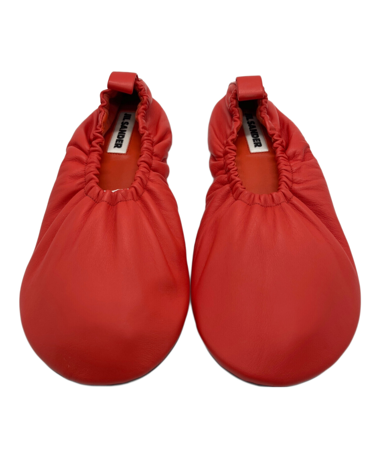 中古・古着通販】JIL SANDER (ジルサンダー) バレエシューズ レッド