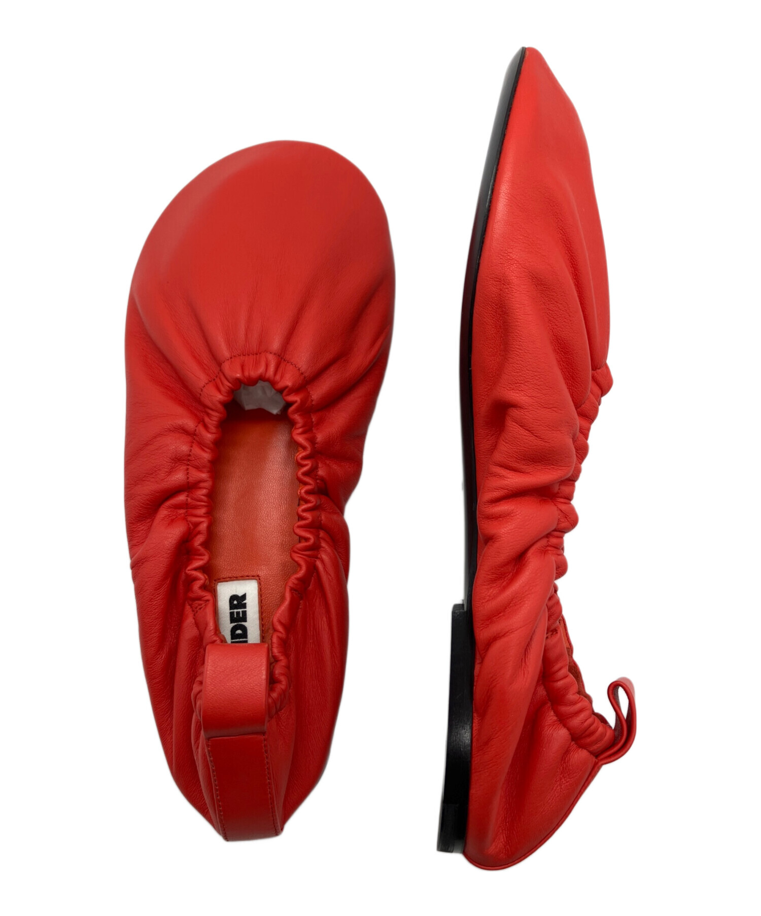 中古・古着通販】JIL SANDER (ジルサンダー) バレエシューズ レッド