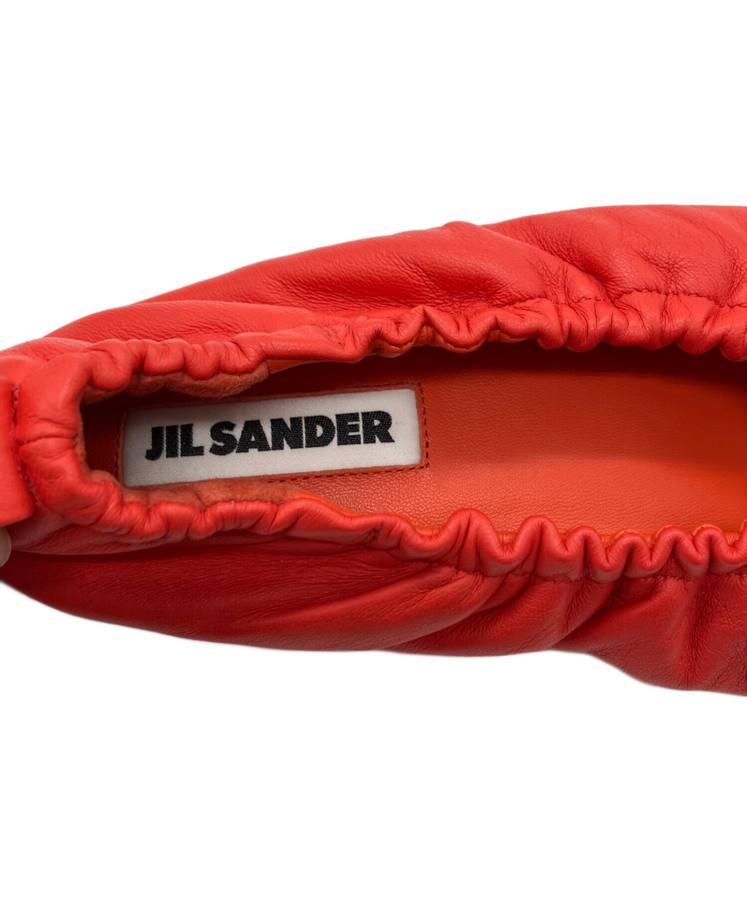 中古・古着通販】JIL SANDER (ジルサンダー) バレエシューズ レッド