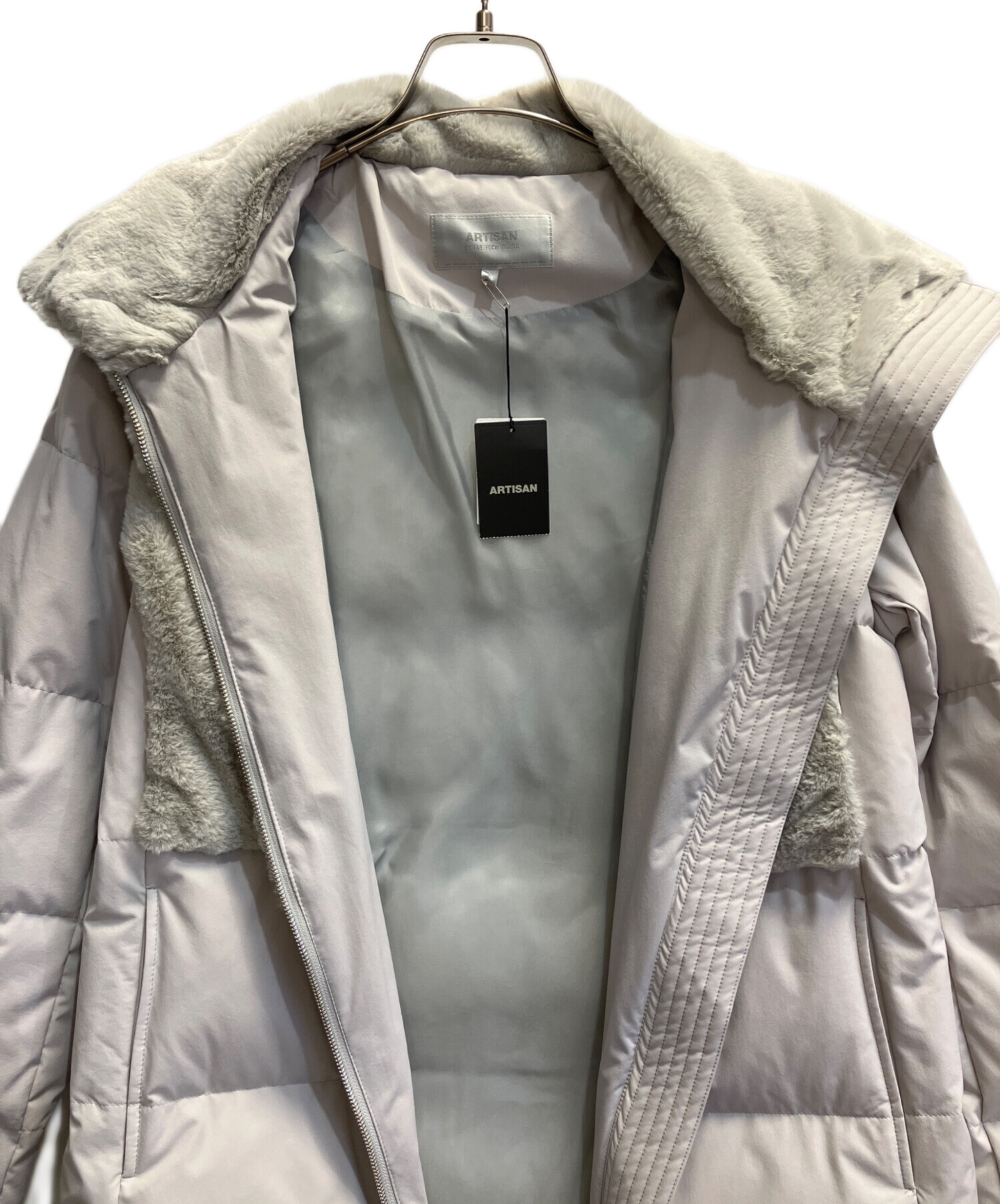 中古・古着通販】ARTISAN (アルチザン) ダウンコート グレー サイズ:M 