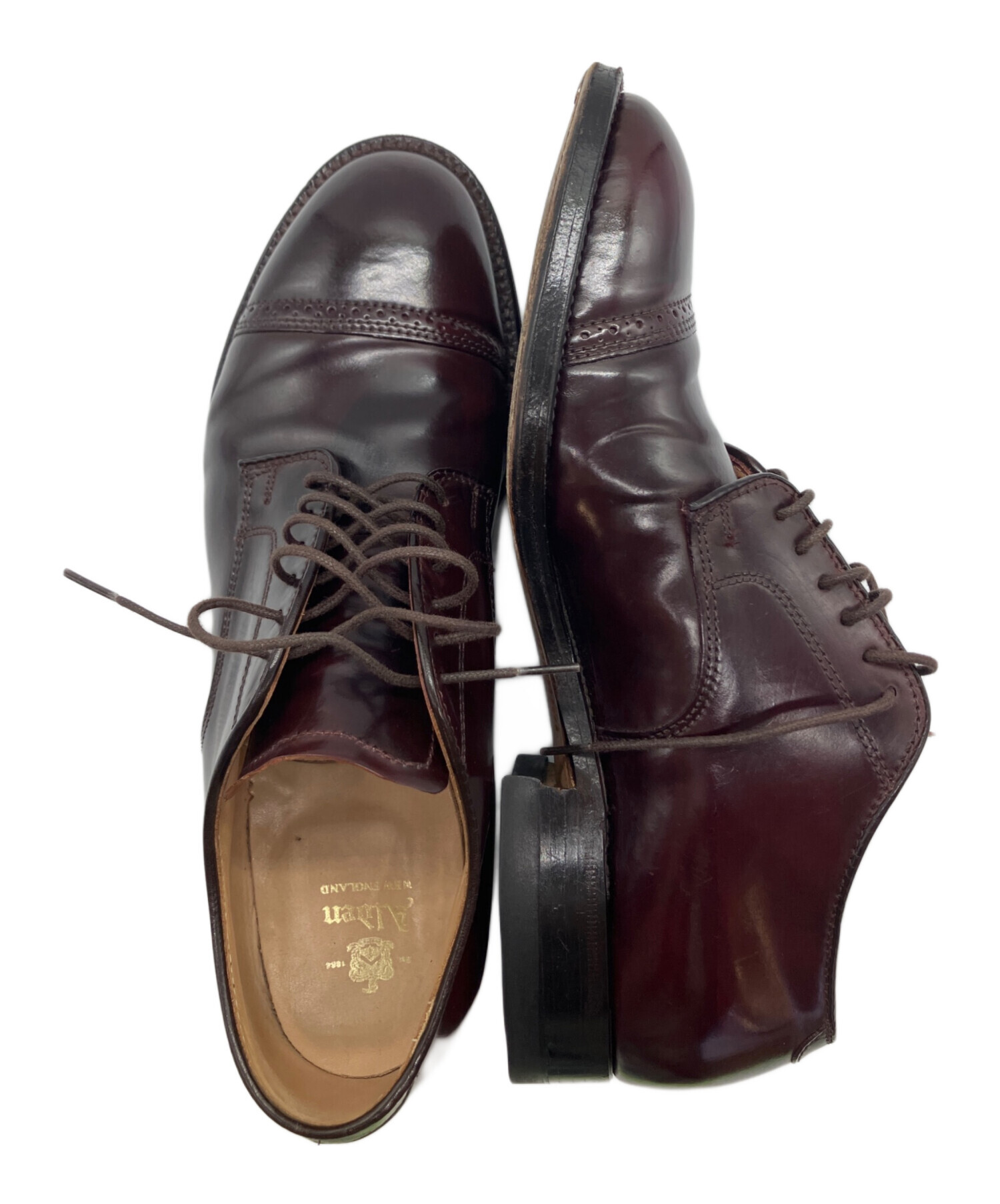 中古・古着通販】ALDEN (オールデン) パンチドキャップトゥレザー