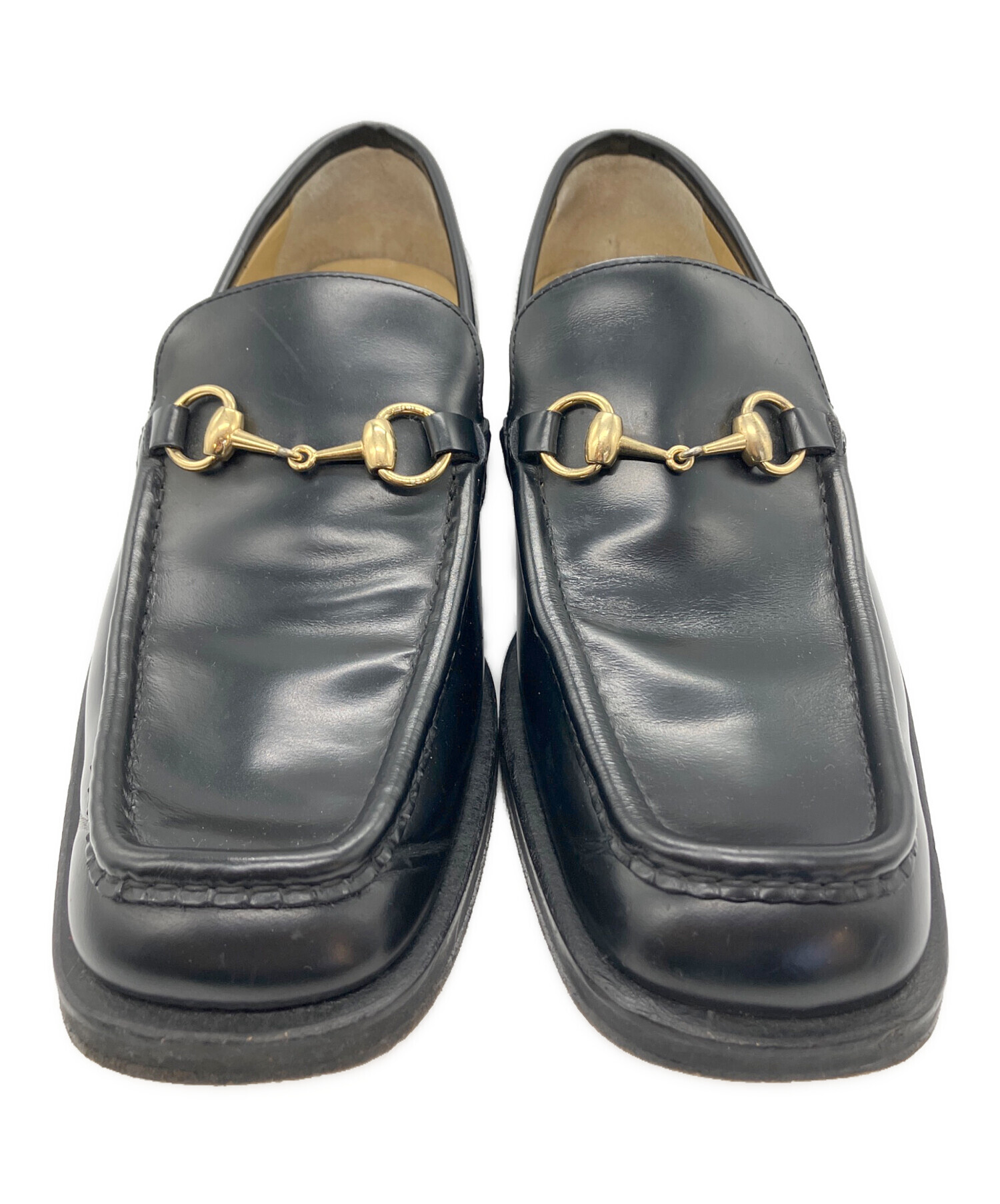 GUCCI ローファー　27 中古・古着通販】GUCCI (グッチ) ローファー ブラック サイズ:27cm