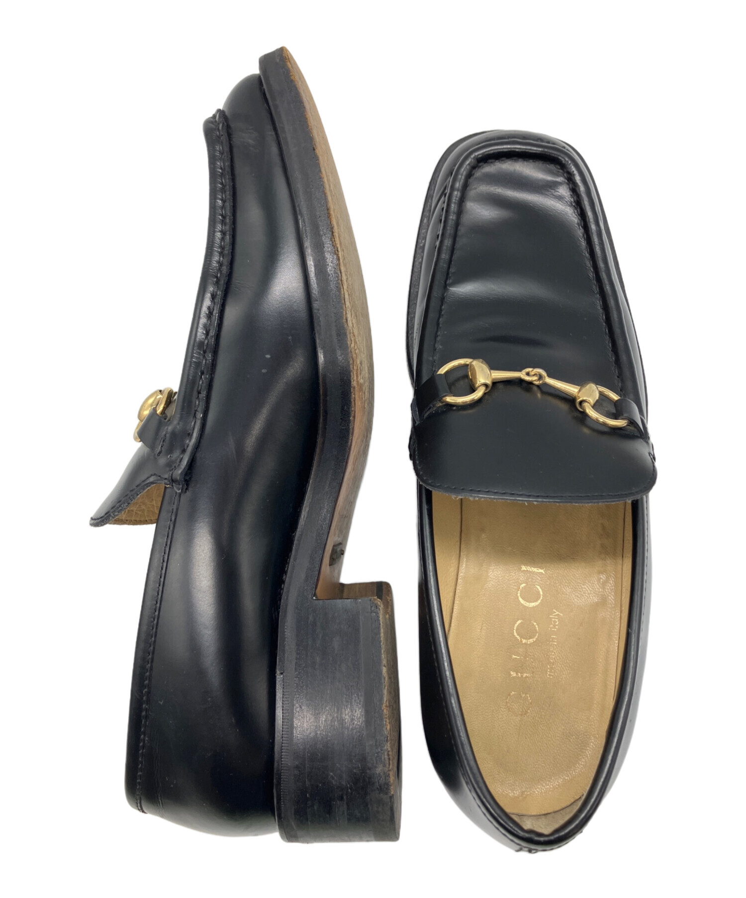 GUCCI ローファー　27 中古・古着通販】GUCCI (グッチ) ローファー ブラック サイズ:27cm