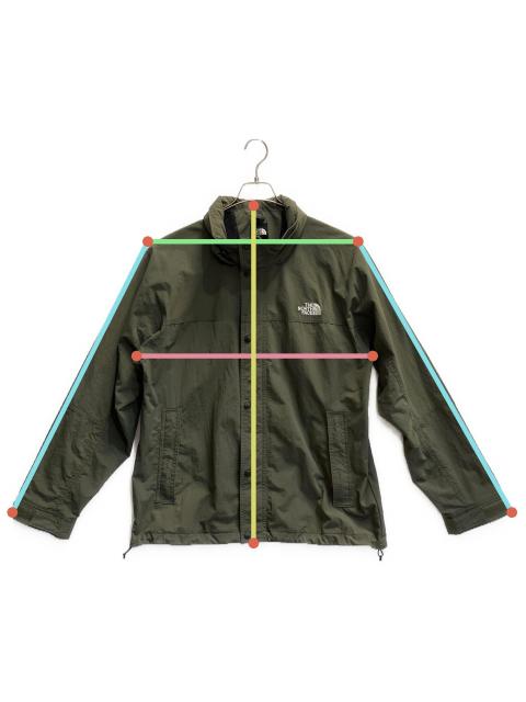 未使用 ザノースフェイス ナイロンジャケット L ブラック グリーン 中古・古着通販】THE NORTH FACE (ザ ノース フェイス) ナイロン