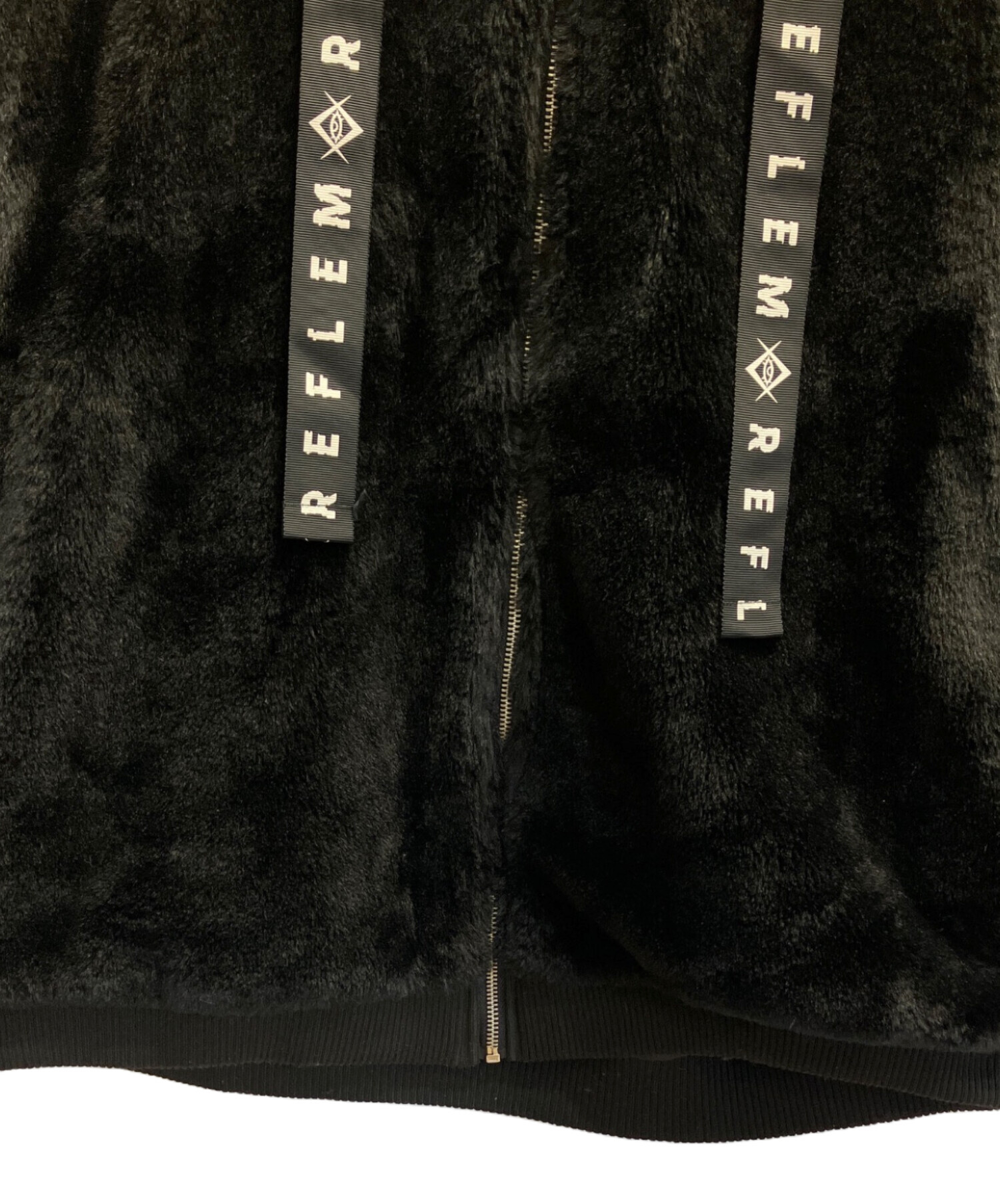 中古・古着通販】REFLEM (レフレム) うさ耳BIGファーパーカー ブラック