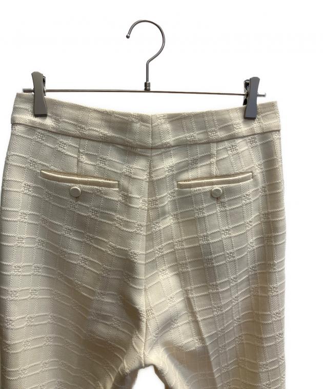 【美品】GUCCI ホースビット スラックス フレア センタープレス ビンテージ 中古・古着通販】GUCCI (グッチ) ホースビット ツイード センダー