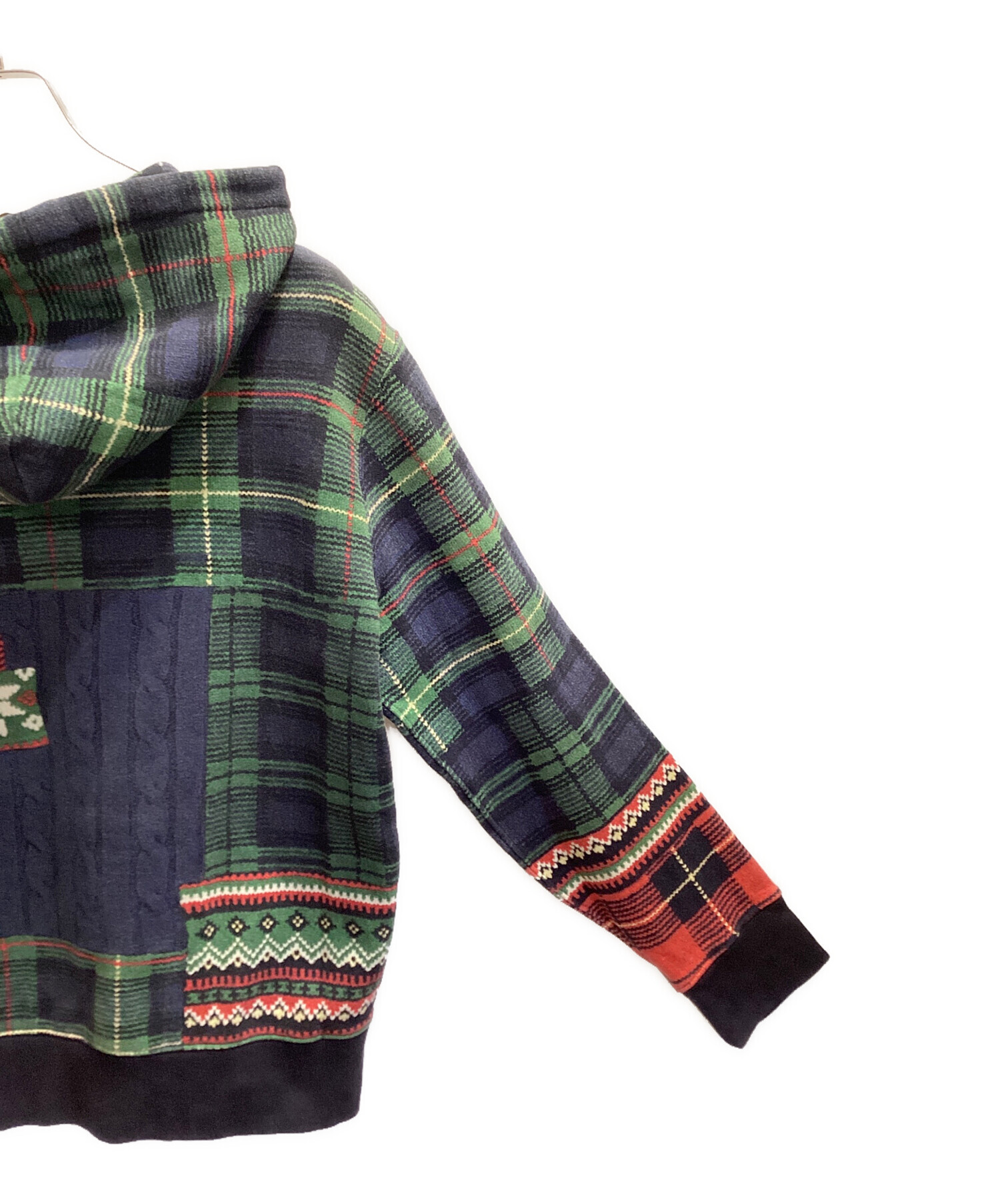 古着 LAUREN RALPH LAUREN ハンドニット ジップパーカー 中古・古着通販】POLO RALPH LAUREN (ポロ・ラルフローレン) ジップ