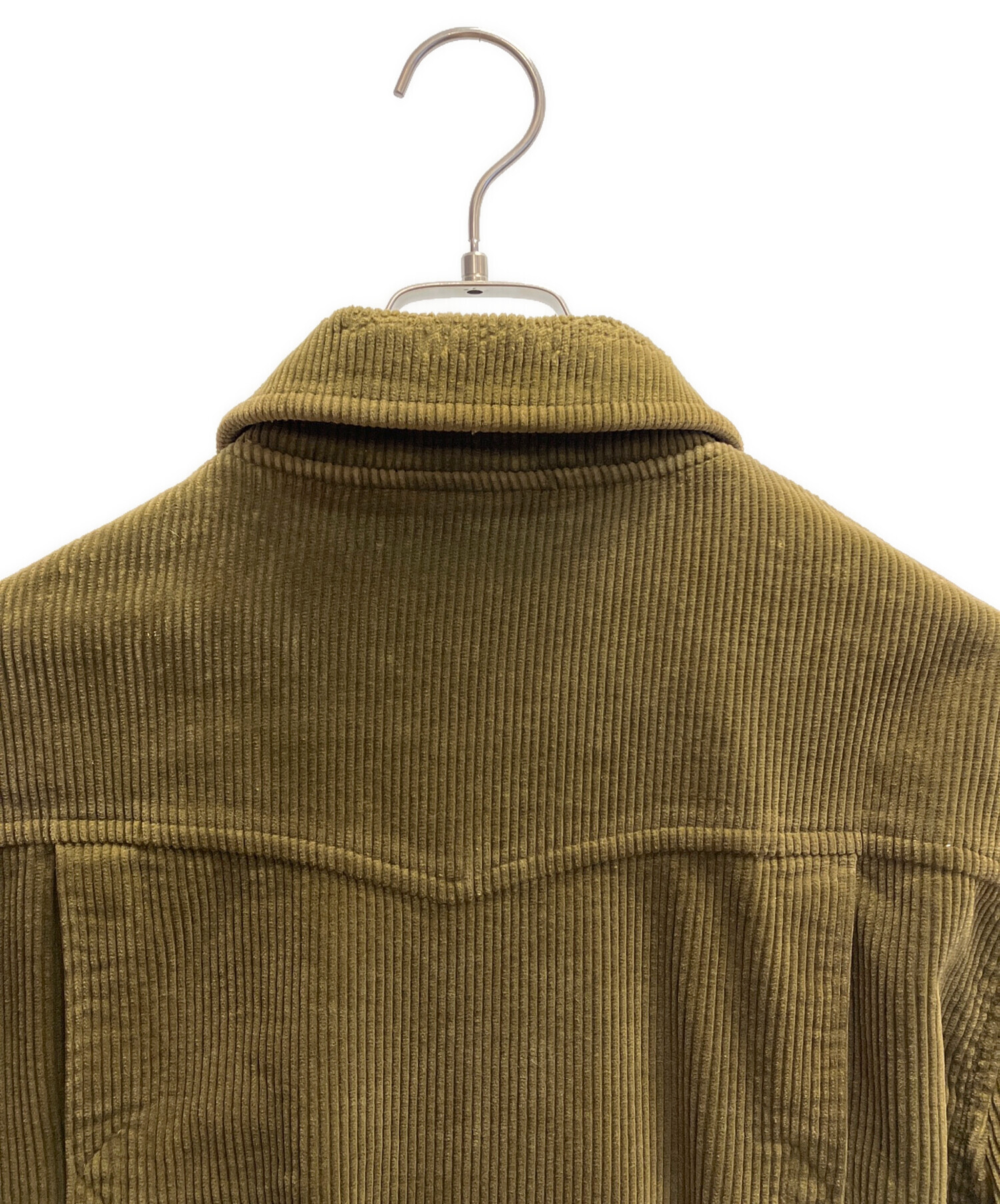 【中古】ポロ ラルフローレン Polo Ralph Lauren コーデュロイ カジュアルジャケット オリーブ【サイズM】【メンズ】 中古・古着通販】POLO RALPH LAUREN (ポロ・ラルフローレン