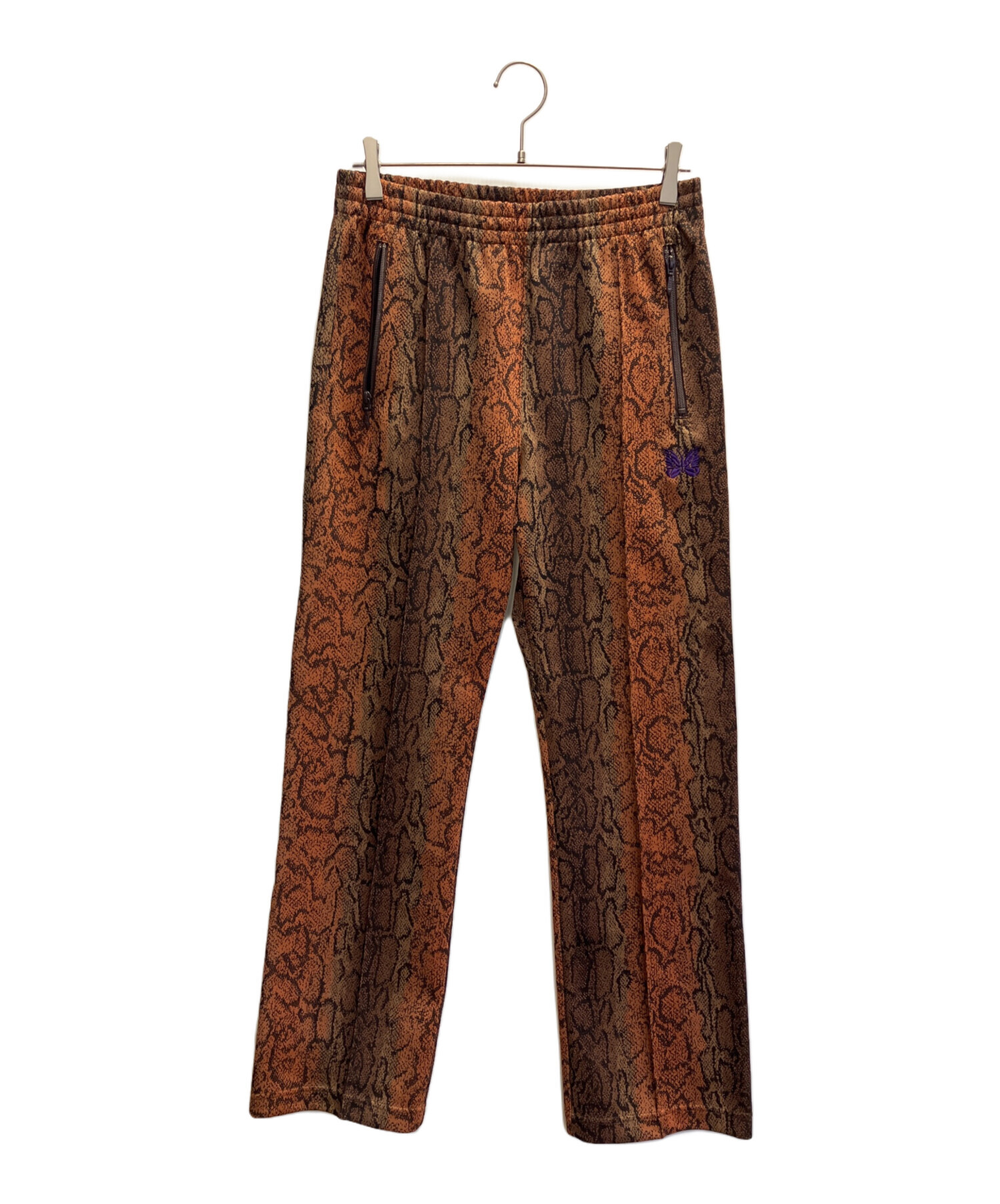 NEEDLES/ニードルズ/TRACK PANT Sサイズ 中古・古着通販】Needles (ニードルズ) TRACK PANT オレンジ サイズ:S