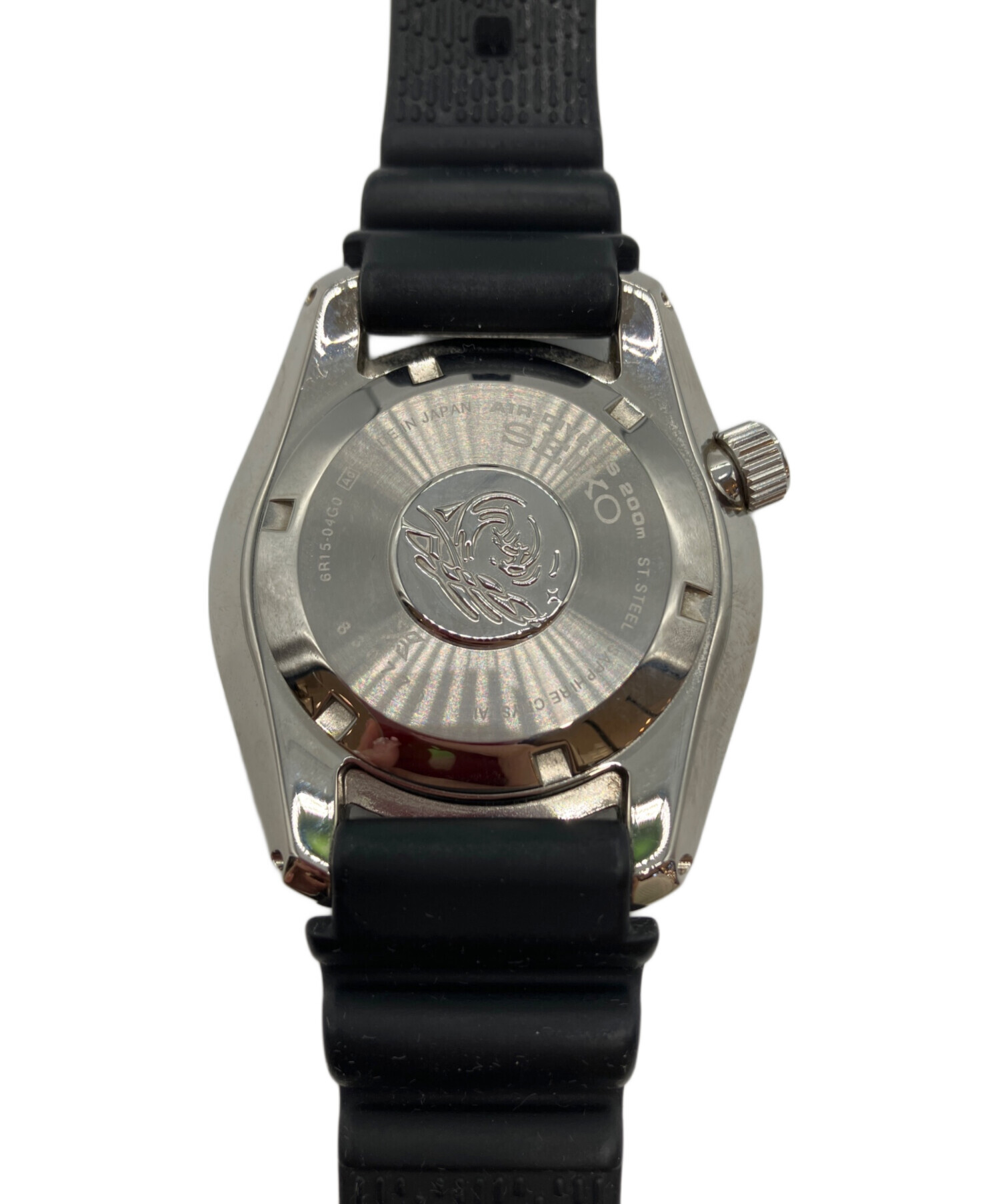 SEIKO ステンレススチール ブラックダイヤル 腕時計 中古・古着通販】SEIKO (セイコー) デジタルウォッチ ブラック