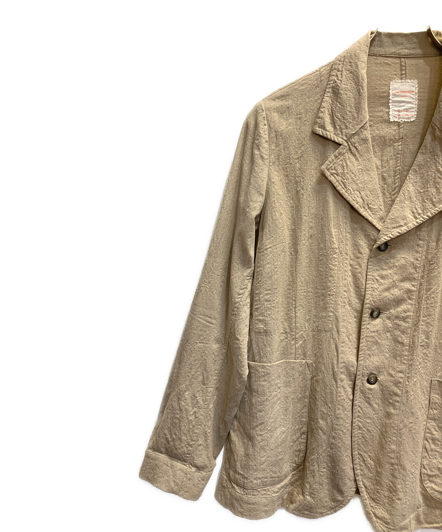 中古・古着通販】Chez VIDALENC (シェ ヴィダレン) Jacket P3 ベージュ