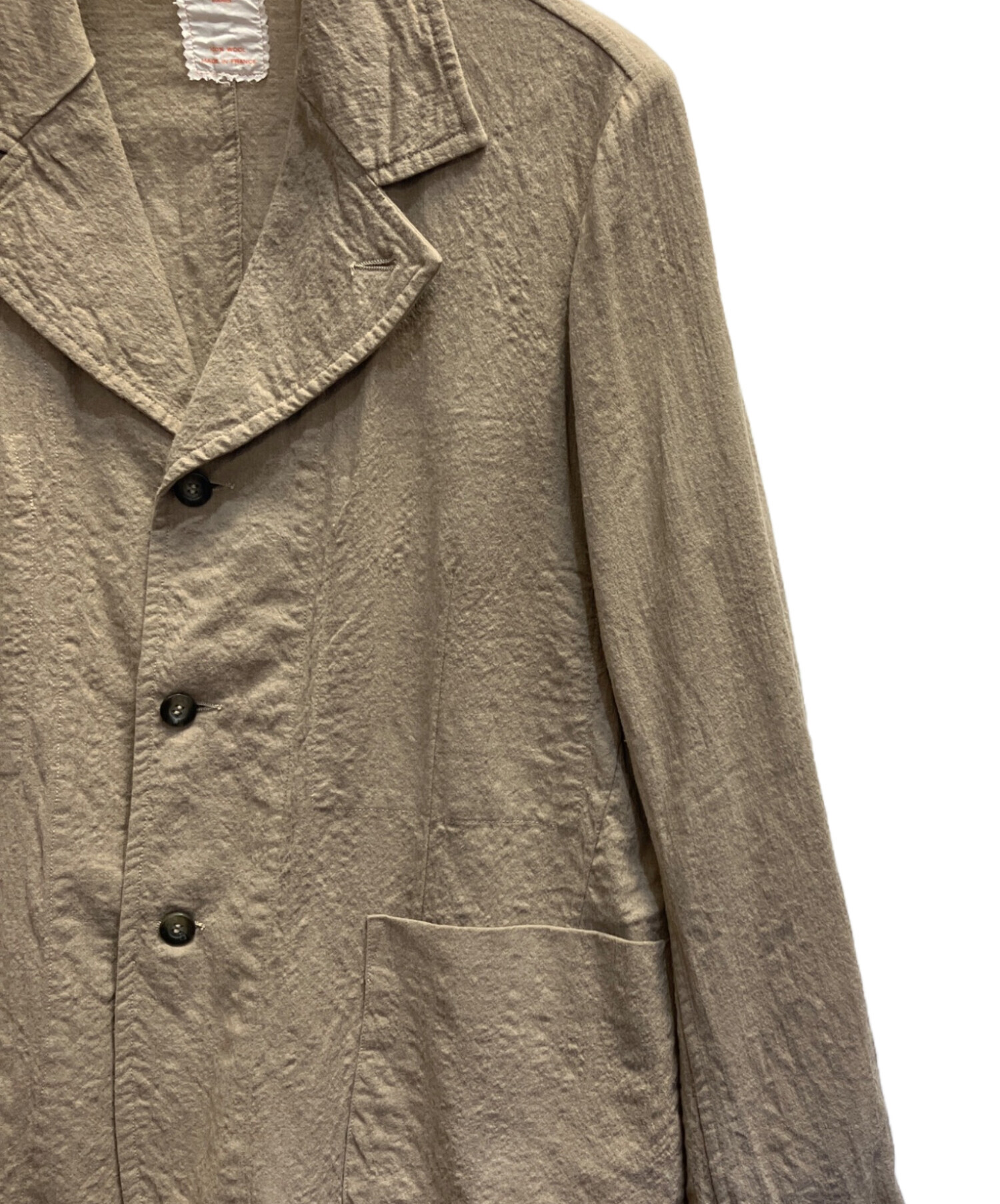 中古・古着通販】Chez VIDALENC (シェ ヴィダレン) Jacket P3 ベージュ