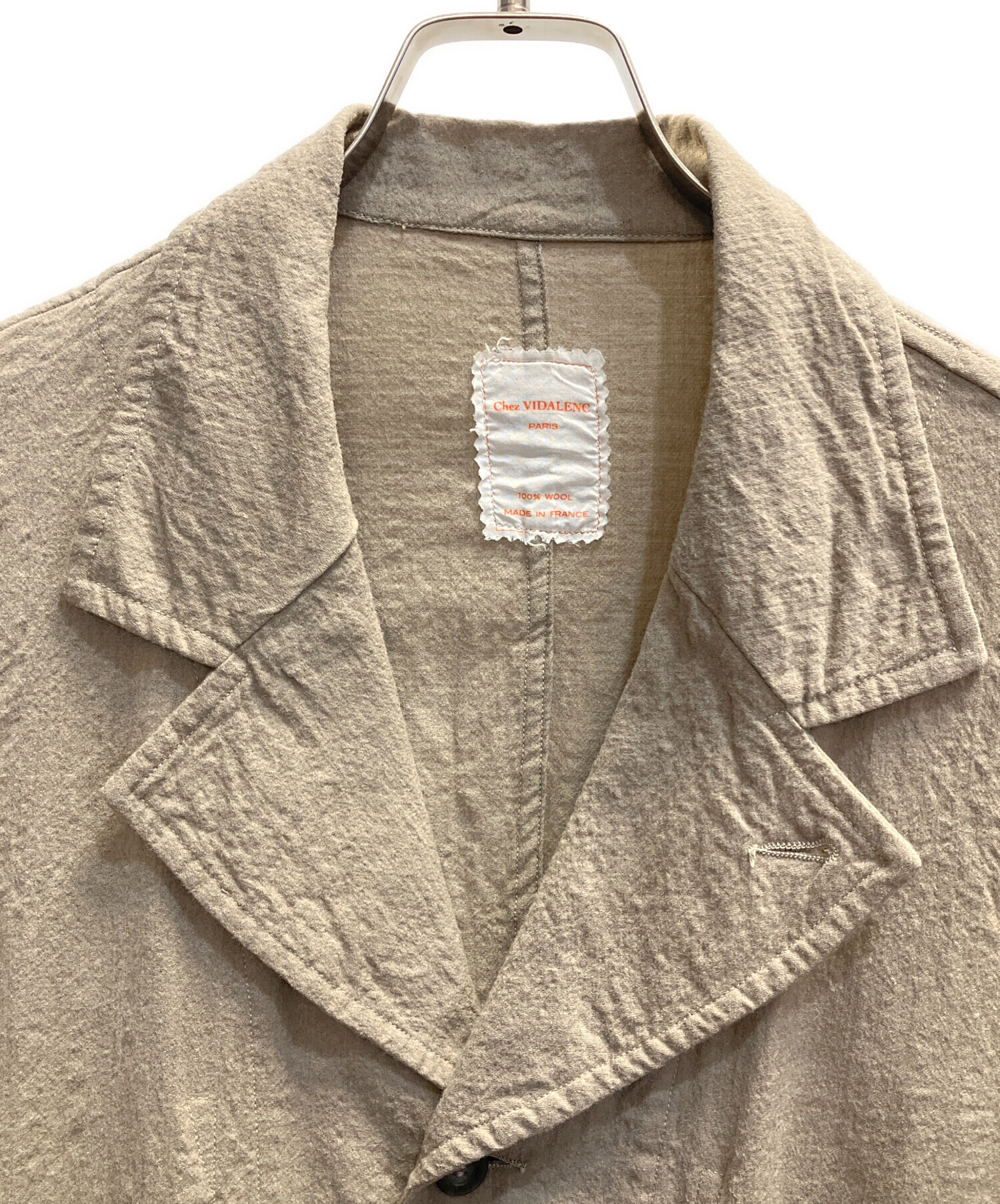 中古・古着通販】Chez VIDALENC (シェ ヴィダレン) Jacket P3 ベージュ
