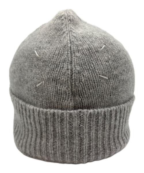 未使用保管品 メゾンマルジェラ 4ステッチ ウール ニットキャップ ビーニー 緑 中古・古着通販】Maison Margiela (メゾンマルジェラ) ニット帽 グレー