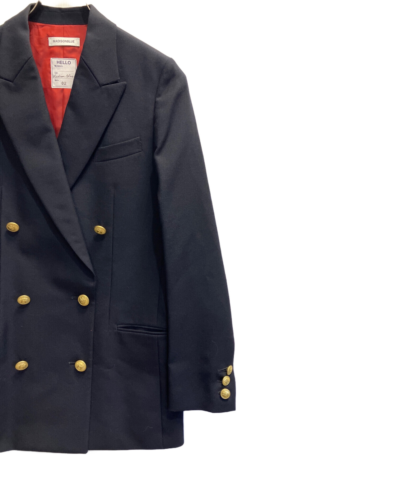 中古・古着通販】MADISON BLUE (マディソンブルー) ダブルテーラード